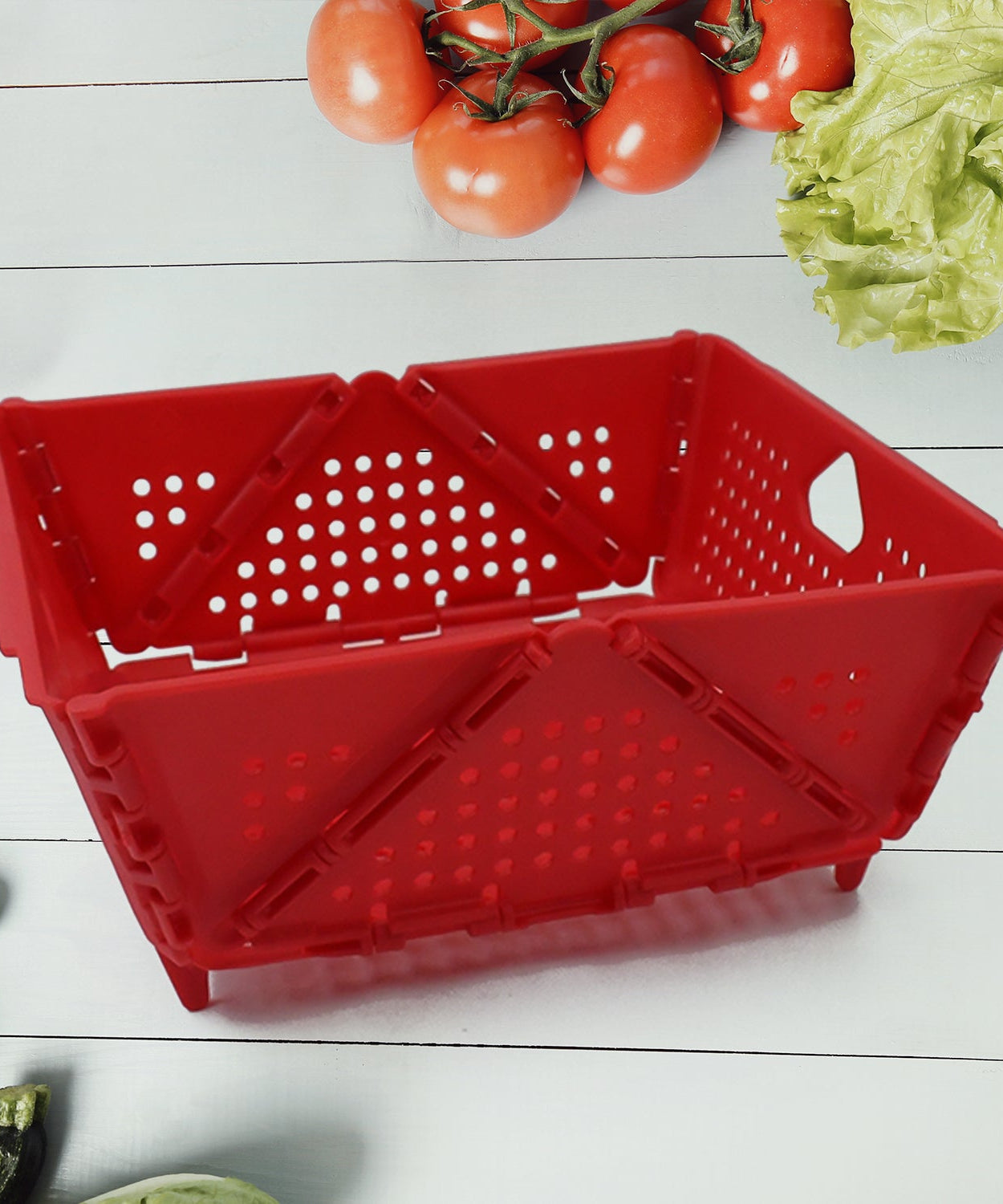 Storage Basket Box with Holes Ventilated Design