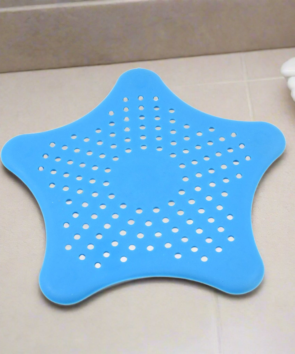 Star Shape Suction Cup Kitchen Bathroom Sink Drain Strainer Hair Stopper Filter, Star Shaped Sink Filter Bathroom Hair Catcher, Drain Strainers Cover Trap Basin (1 Pc)