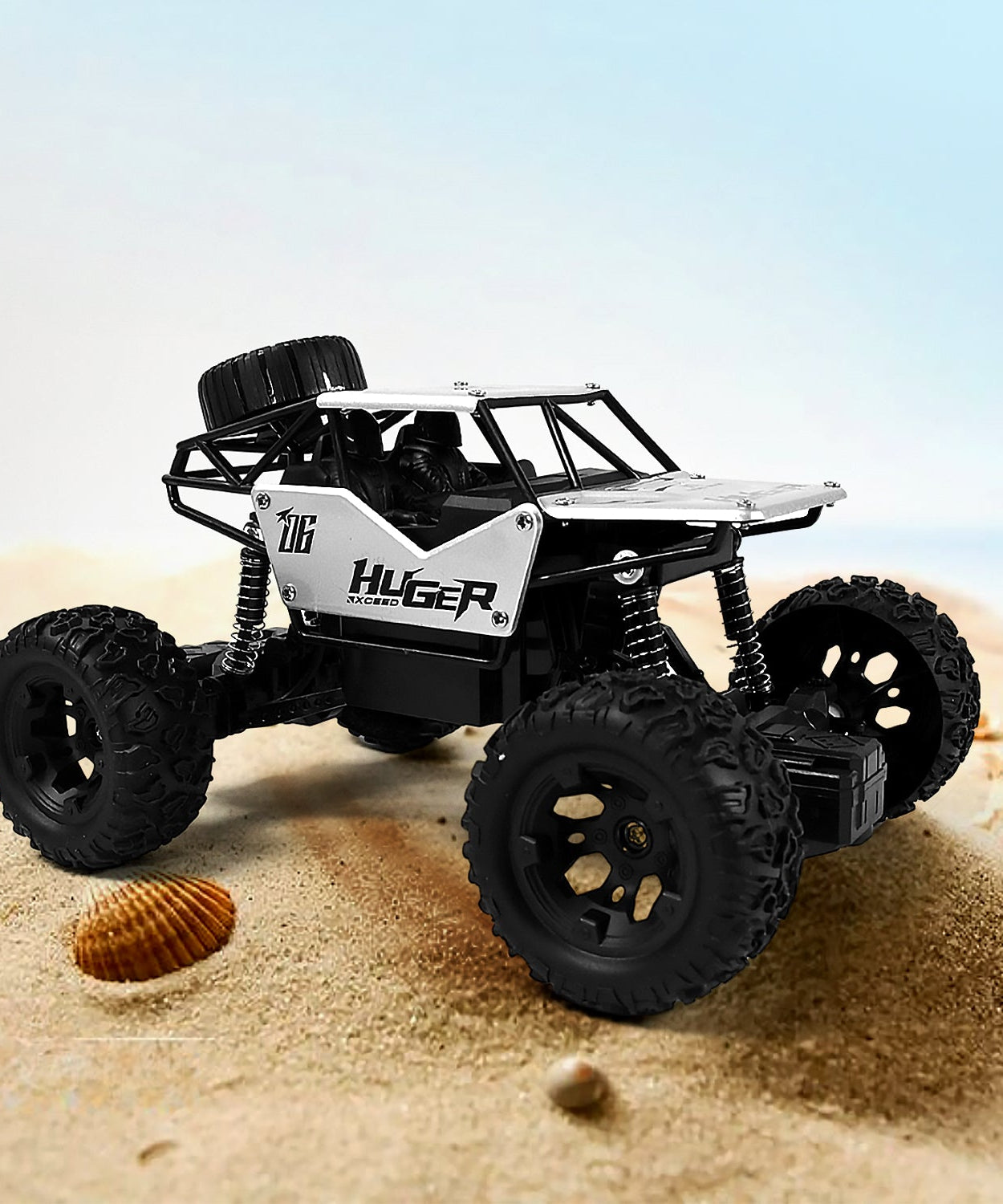Rock Crawler Monster RC Truck All Terrain Stunt Racing Car Rechargeable Indoor Outdoor Toy Car