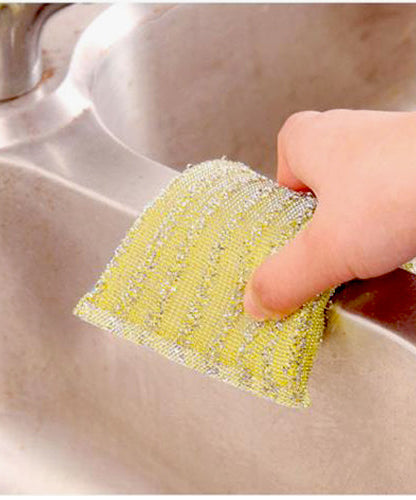 Scratch-proof scrub pads for kitchen use, pack of 12, ideal for gentle yet effective cleaning.