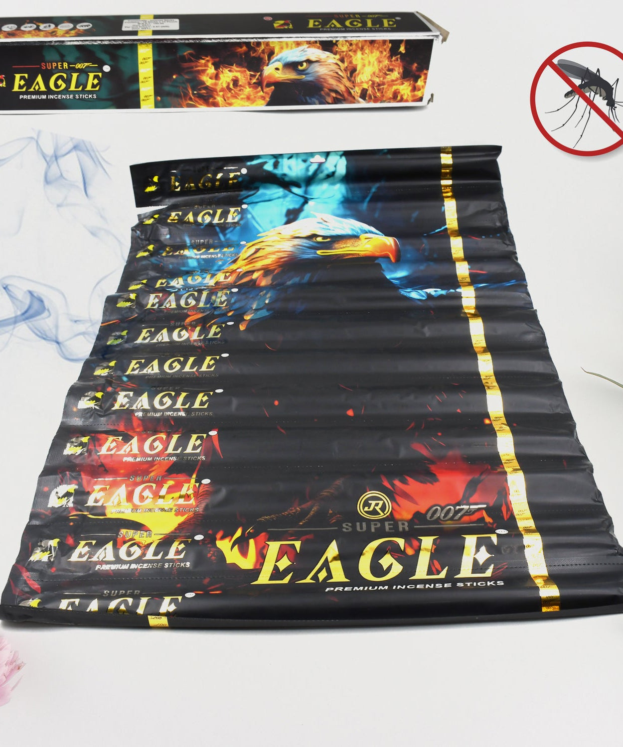 Mosquito Agarbatti Stick, Mosquito Agarbatti 1 Box (12 Packet / 120 Sticks) (Incense Stick)