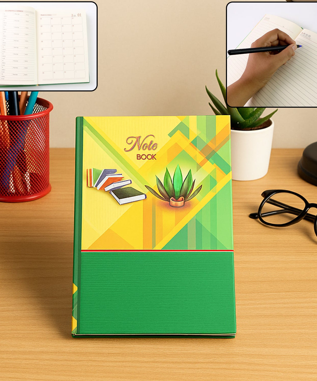 Classic Ruled Journal with Calendar Section