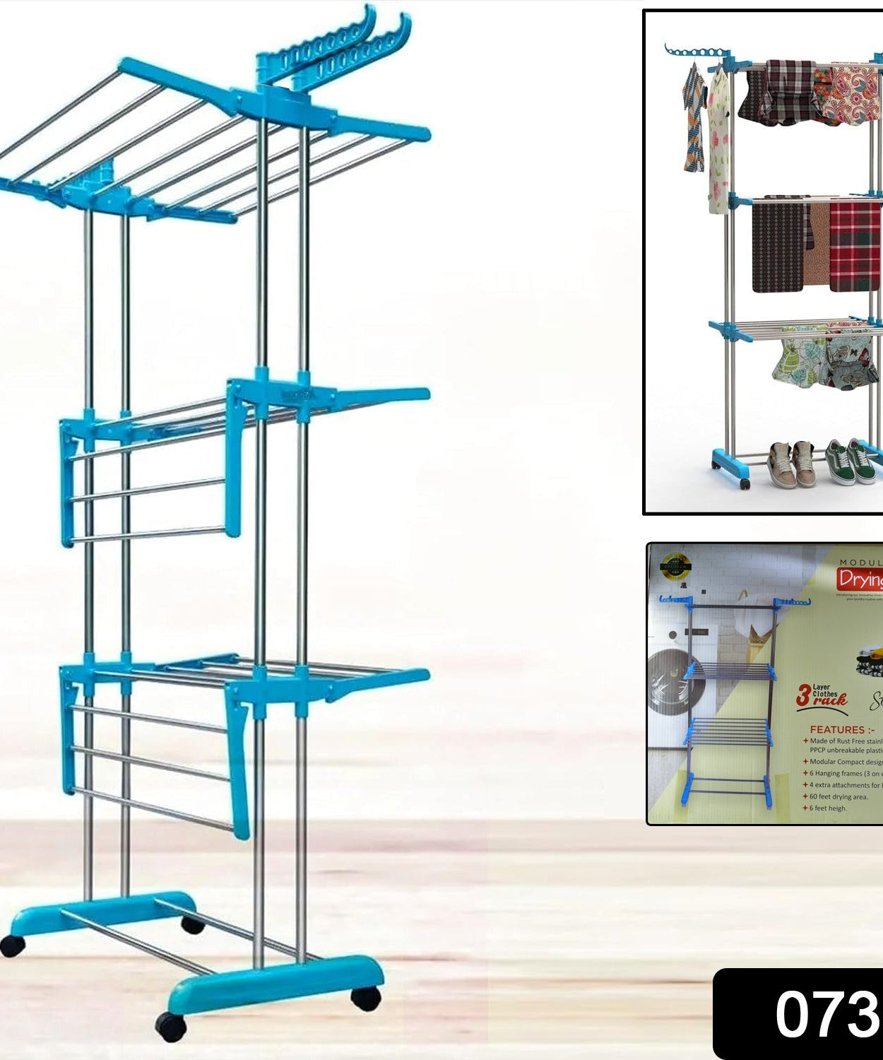Stainless Steel Cloth Drying Stand