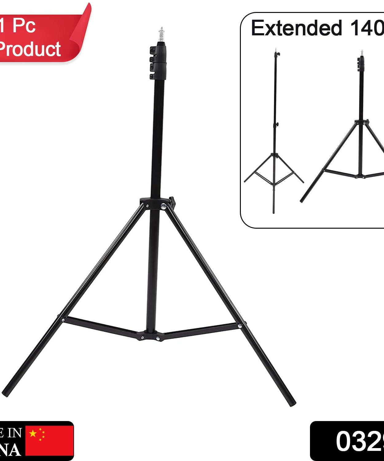 Tripod for low-level shooting, with panning feature