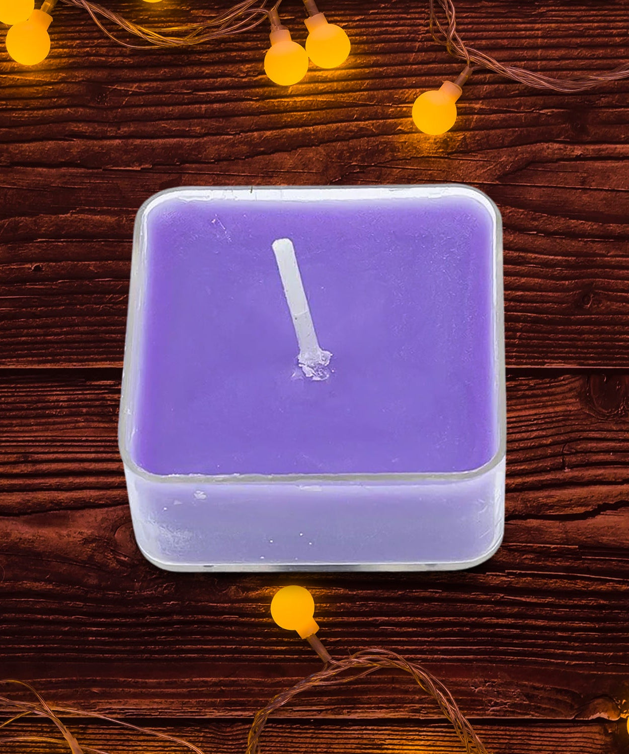 Smokeless Scented Acrylic Lavender Tealight Candles | Scented Acrylic Tealight Candle Set of 1 for Home Decoration and Celebrations | Long Burning Time Candle, Diwali (1 Pc / Mix Color)