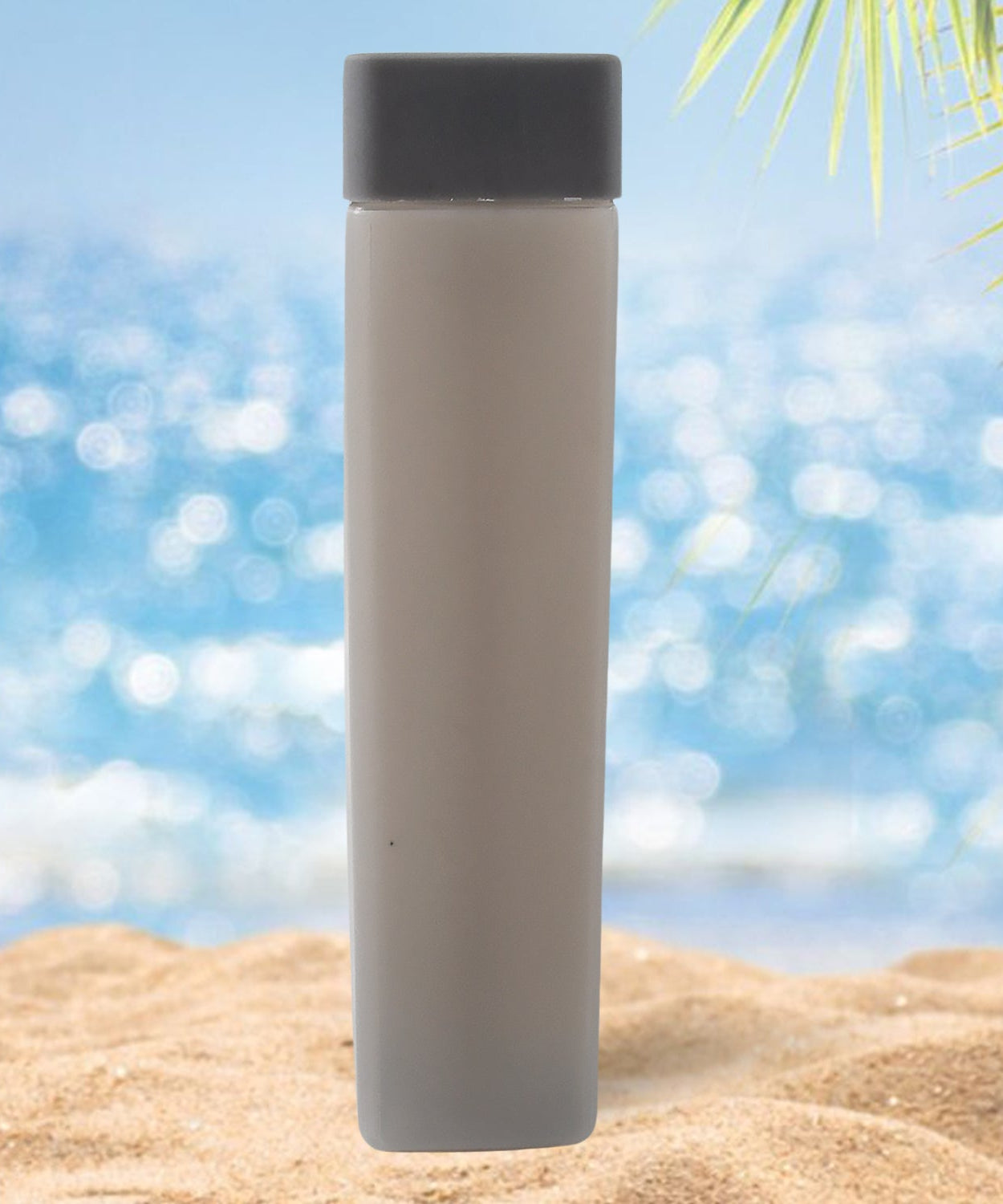 Square Plastic Water Bottle - 1000ml Leakproof BPA-Free Container for Office, Gym & Home (1 pc)