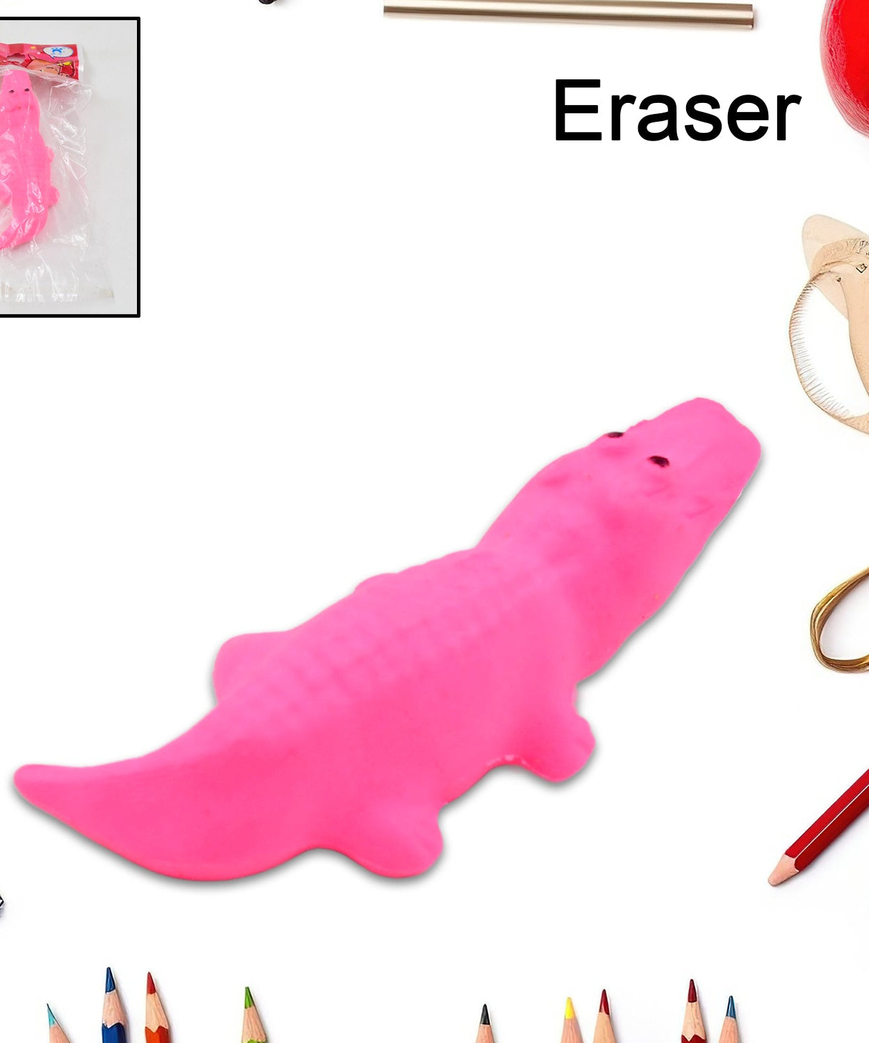 Animal Design Eraser (1 Pc / Mix Design)