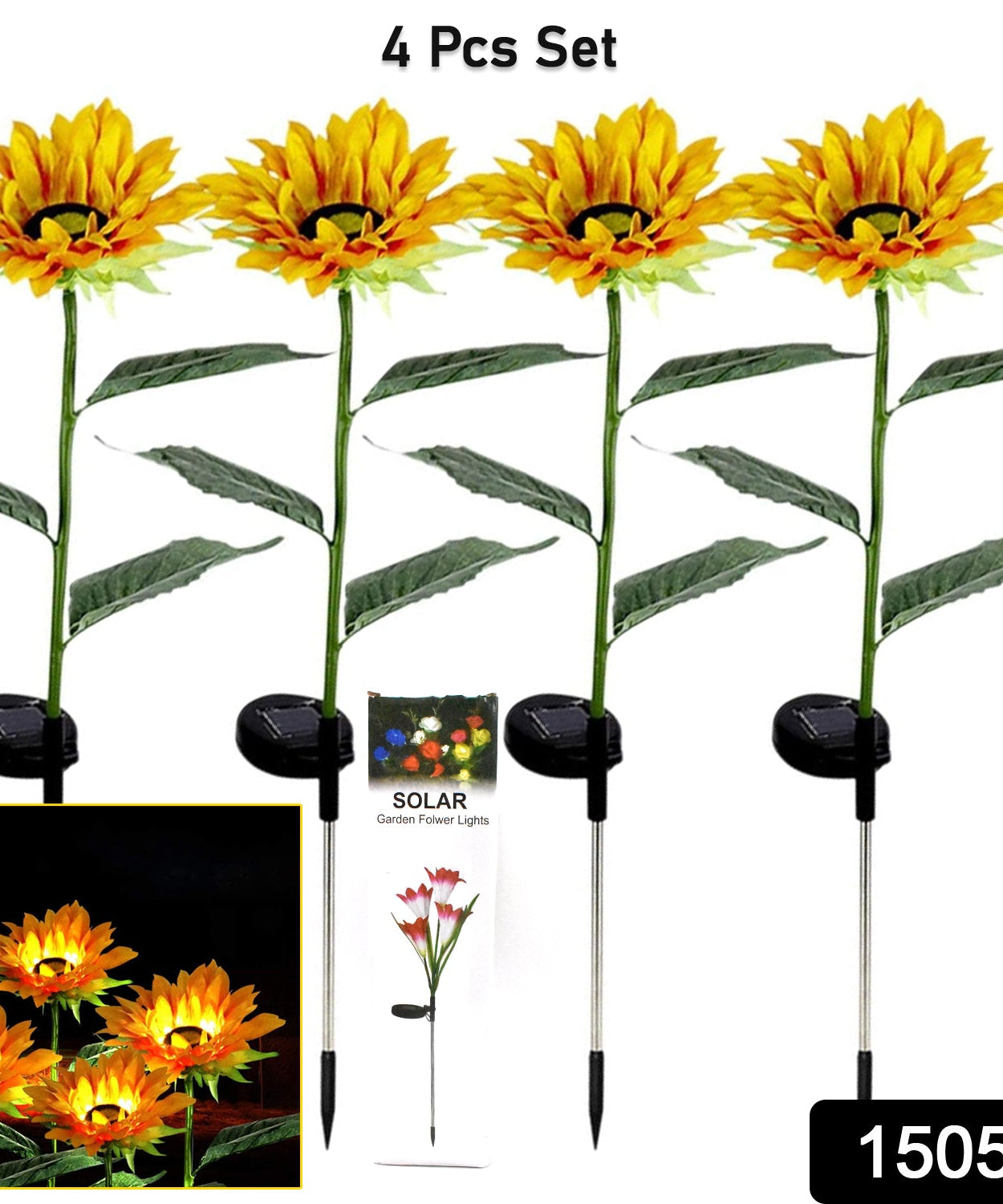Brightown Solar Sunflower Outdoor Lights
