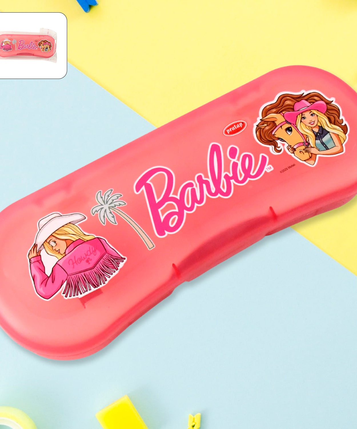 Cute Cartoon Printed Plastic Compass Box for Kids