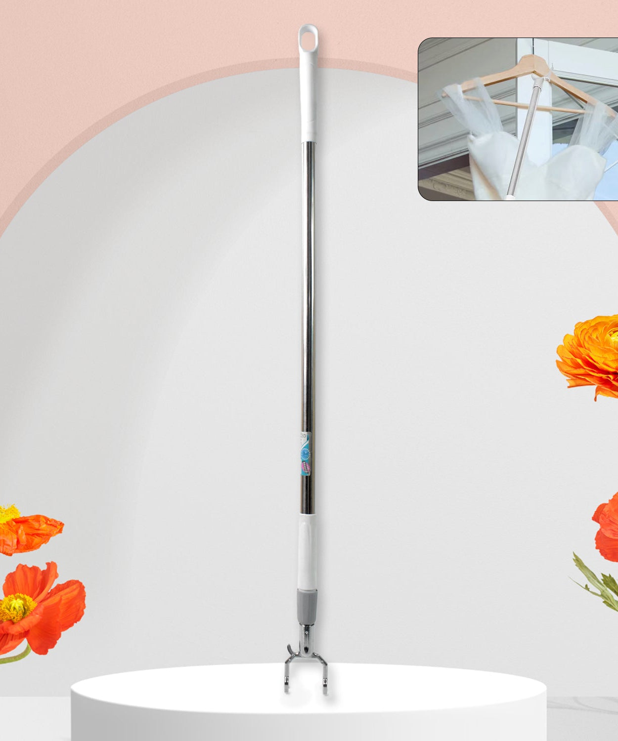 Extendable Clothes Hanger Pole