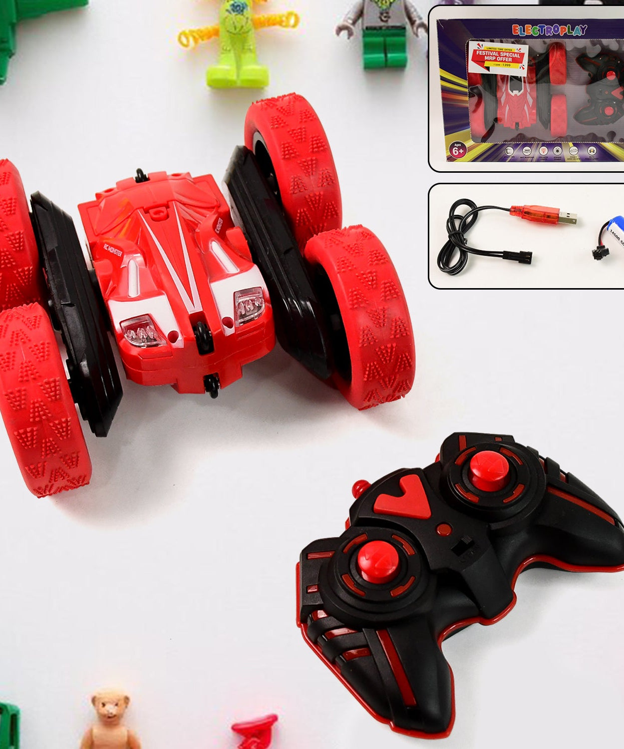 Spin Racer Double Sided Car