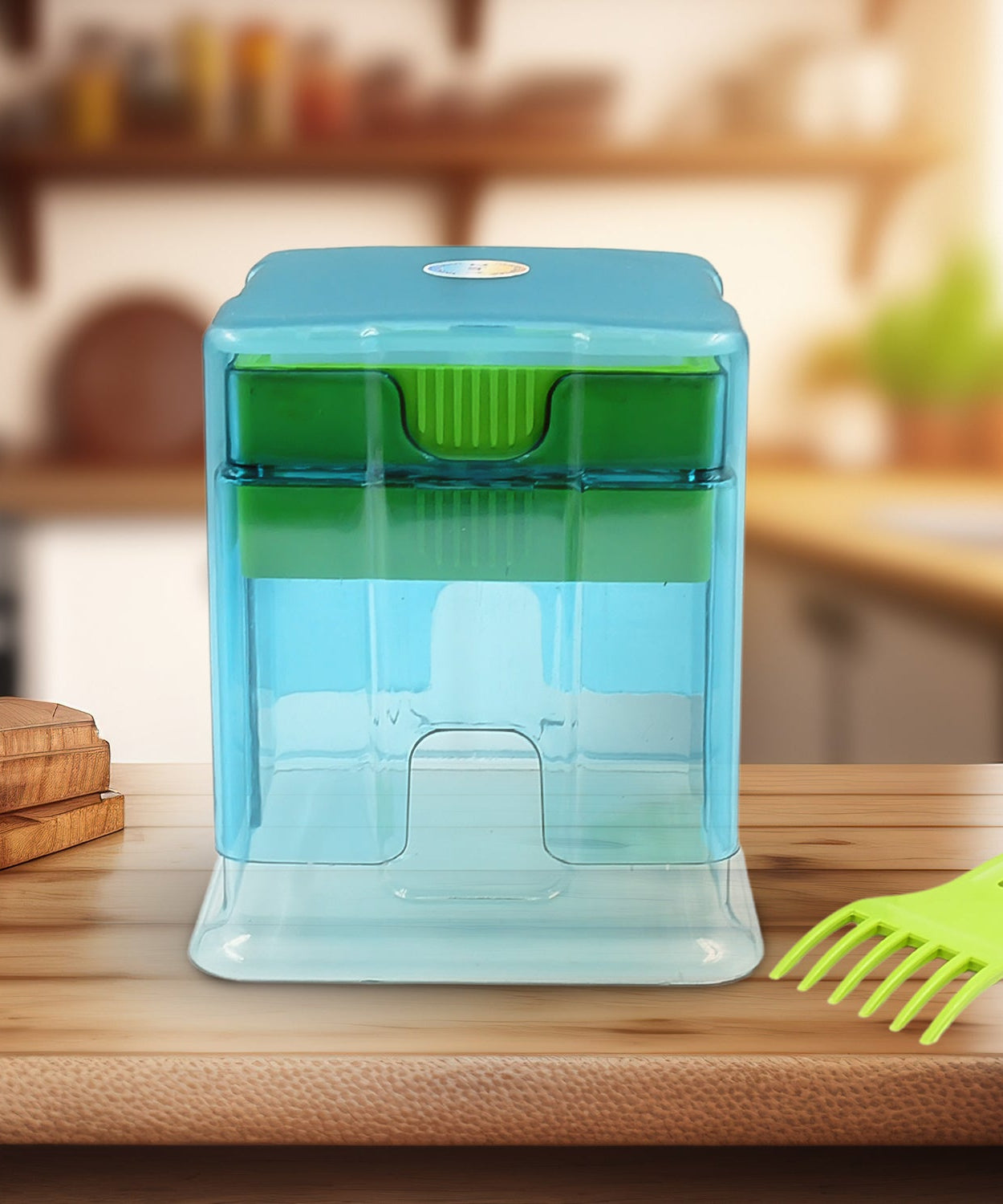 2-in-1 Potato Chipper & Slicer – French Fries Maker with Two-Blade Cutter (1 Pc)