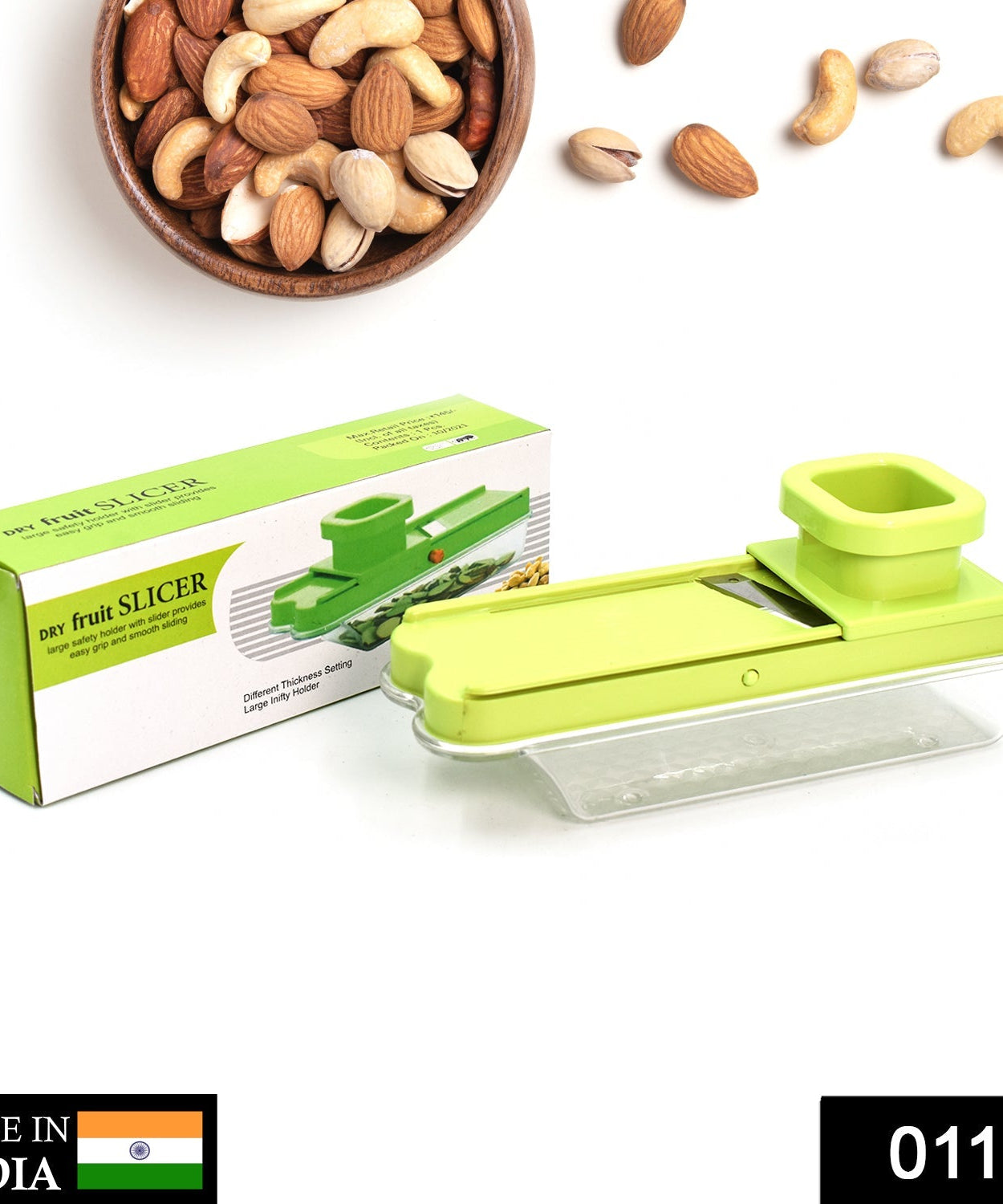 Multi-purpose slicer for vegetables and fruits.