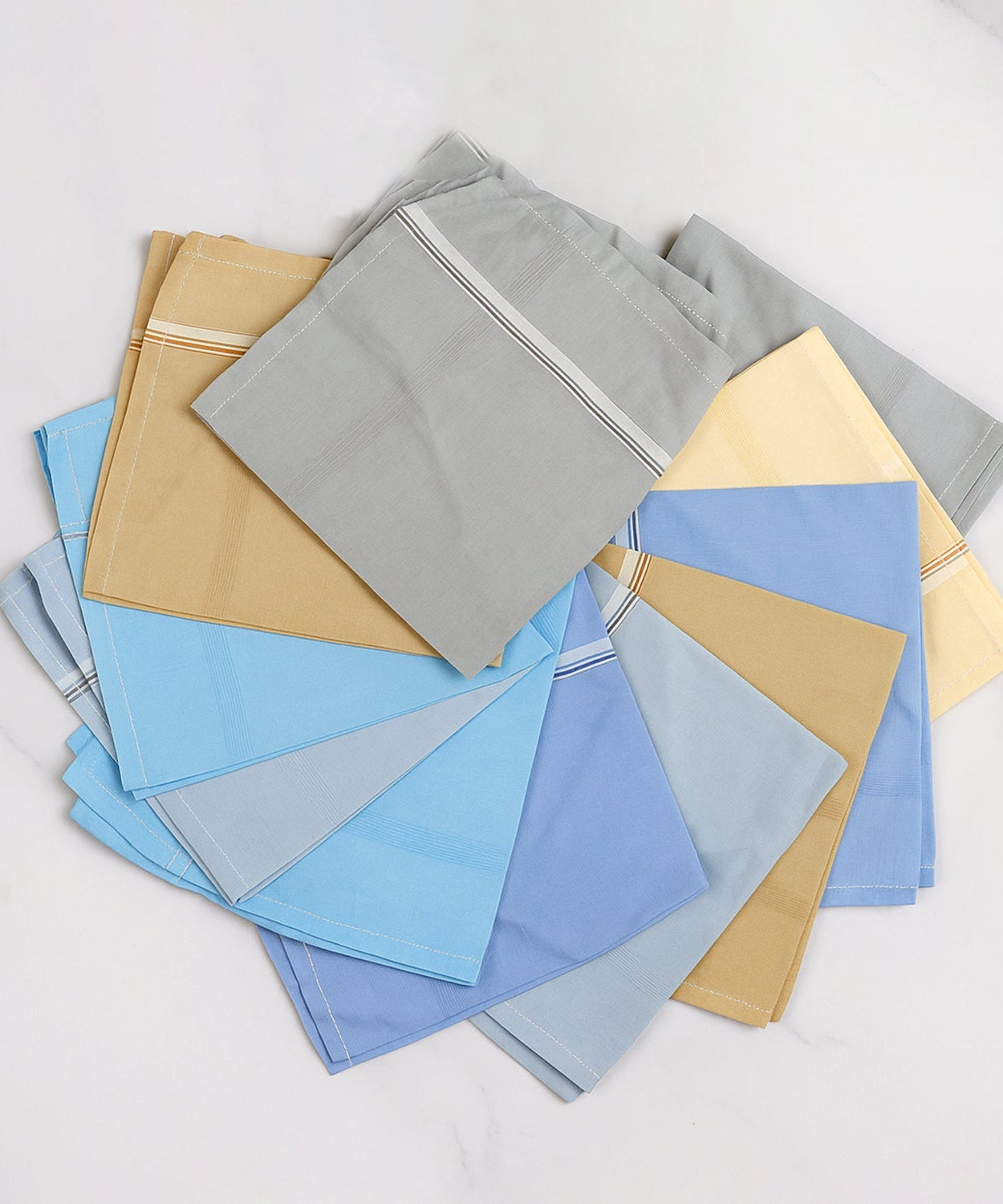 Premium Men's Handkerchief Set