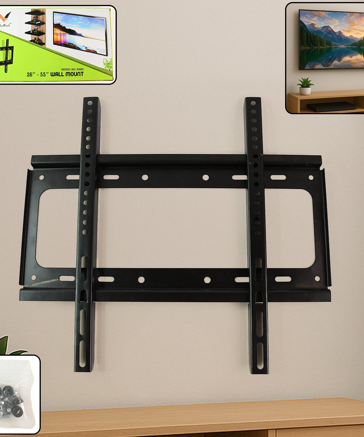 Slim Tough TV Wall Bracket