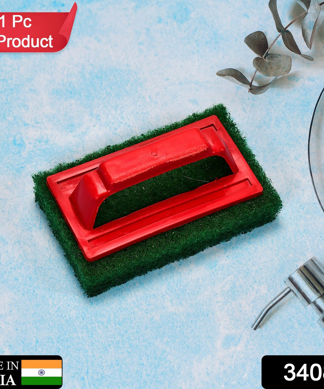 Scrubber brush for tile cleaning