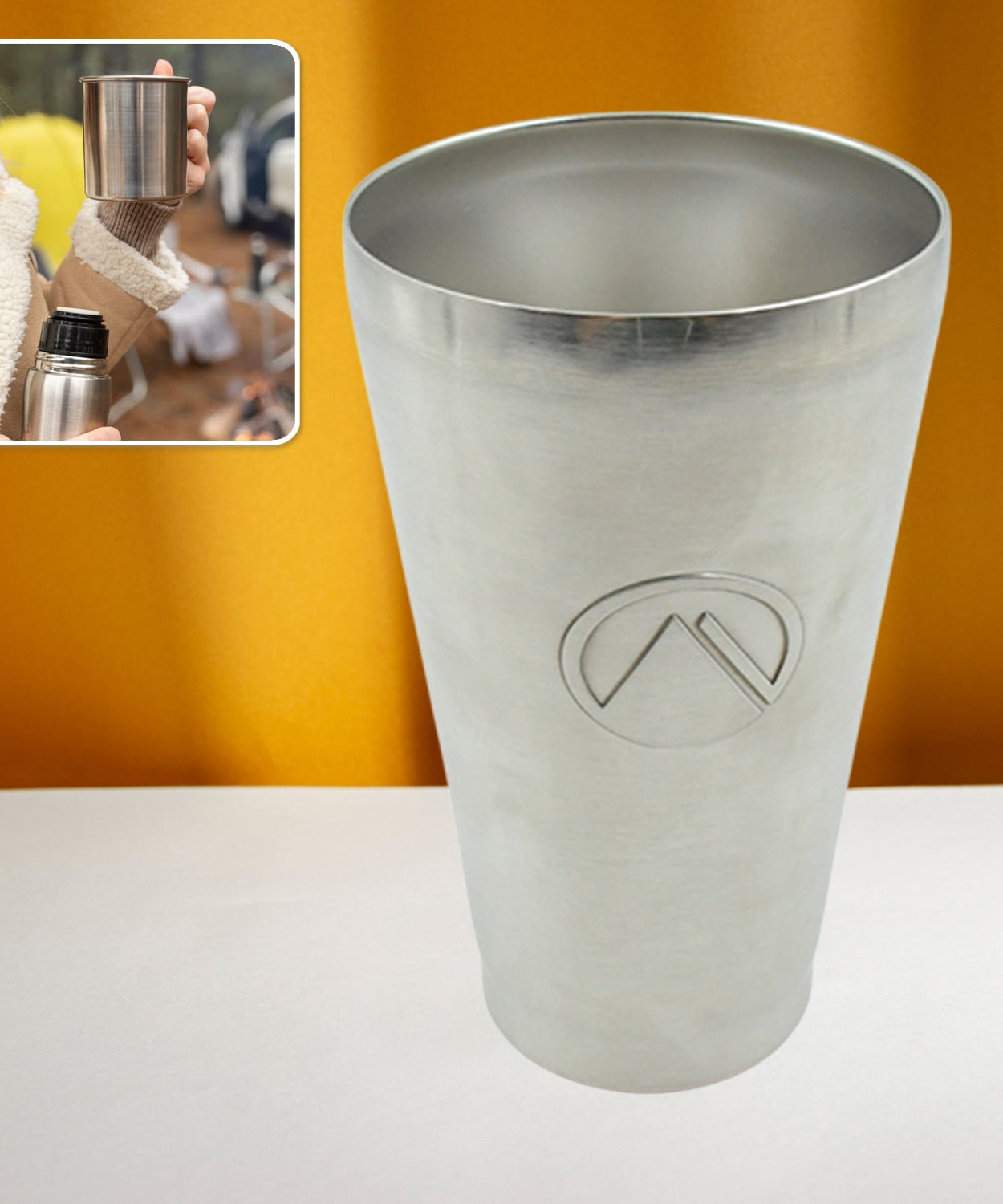 Stainless Steel Vacuum Insulated Travel Mug – Unbreakable Reusable Drinking Glass for Home & Office (1 Pc)