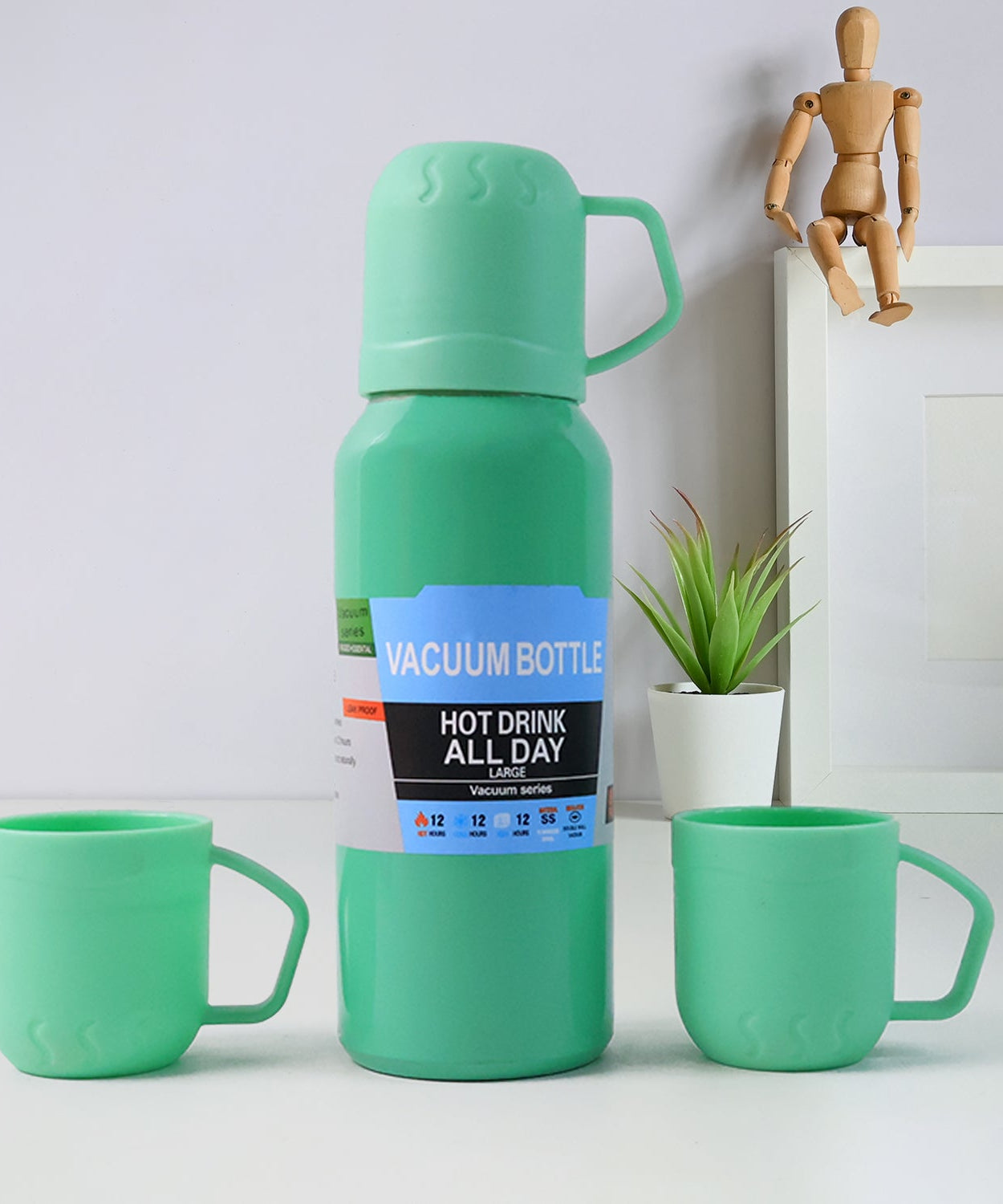 Compact Travel Flask Set 