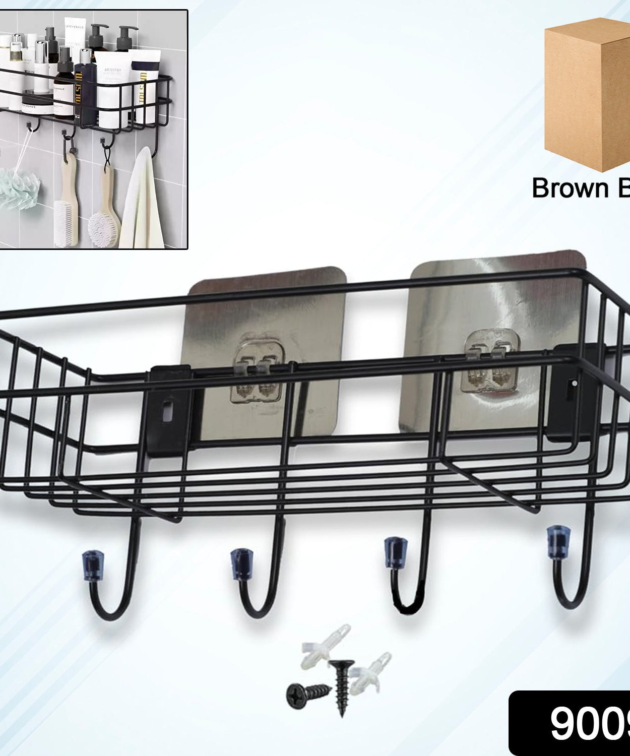 3 in 1 Shower Shelf Rack for storing and holding various household stuffs and items etc.