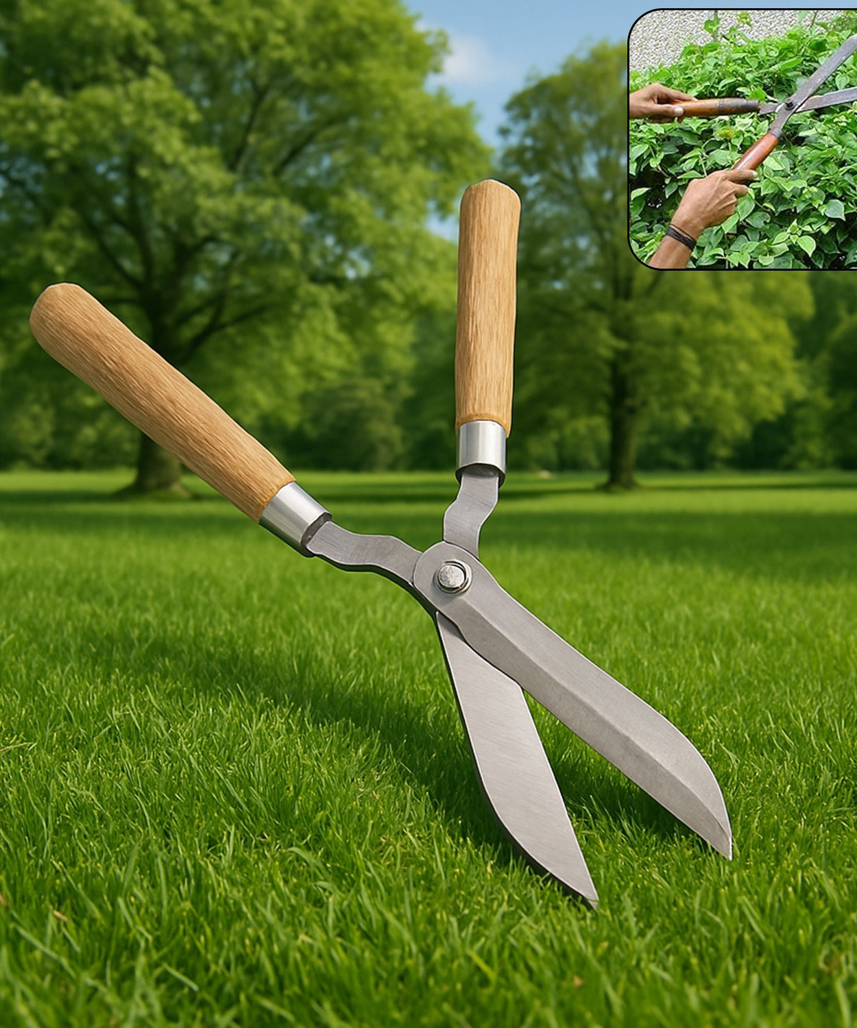 Heritage Cut Wooden Handle Shears