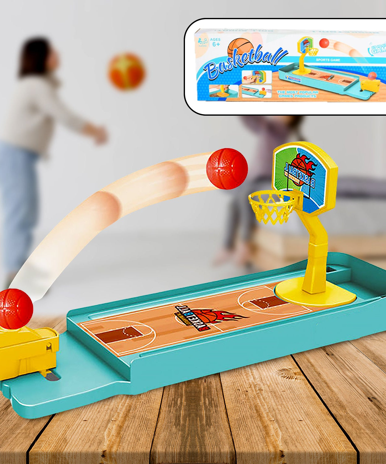 Mini Table top Finger Basketball & Bowling Game – Indoor Family Fun for Kids & Adults
