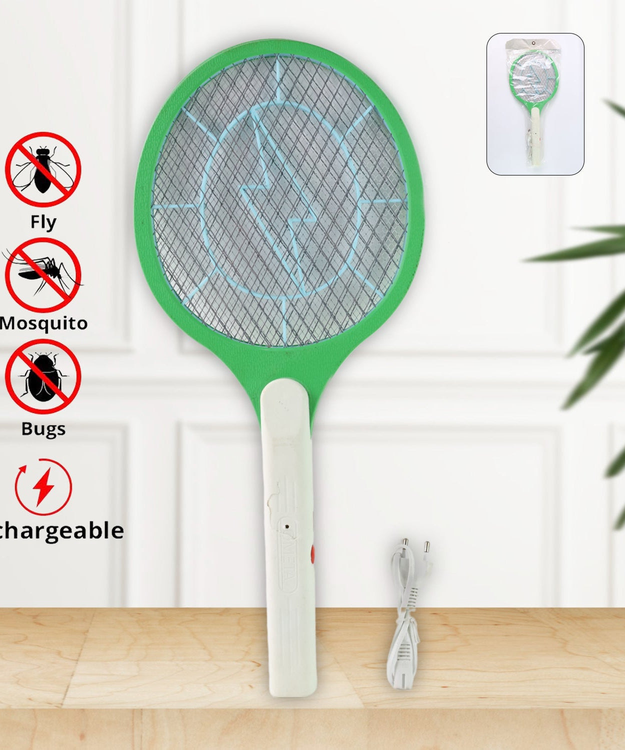 Mosquito Killer bat Electric Rechargeable swatter Killing Racket / Zapper Insect Killer