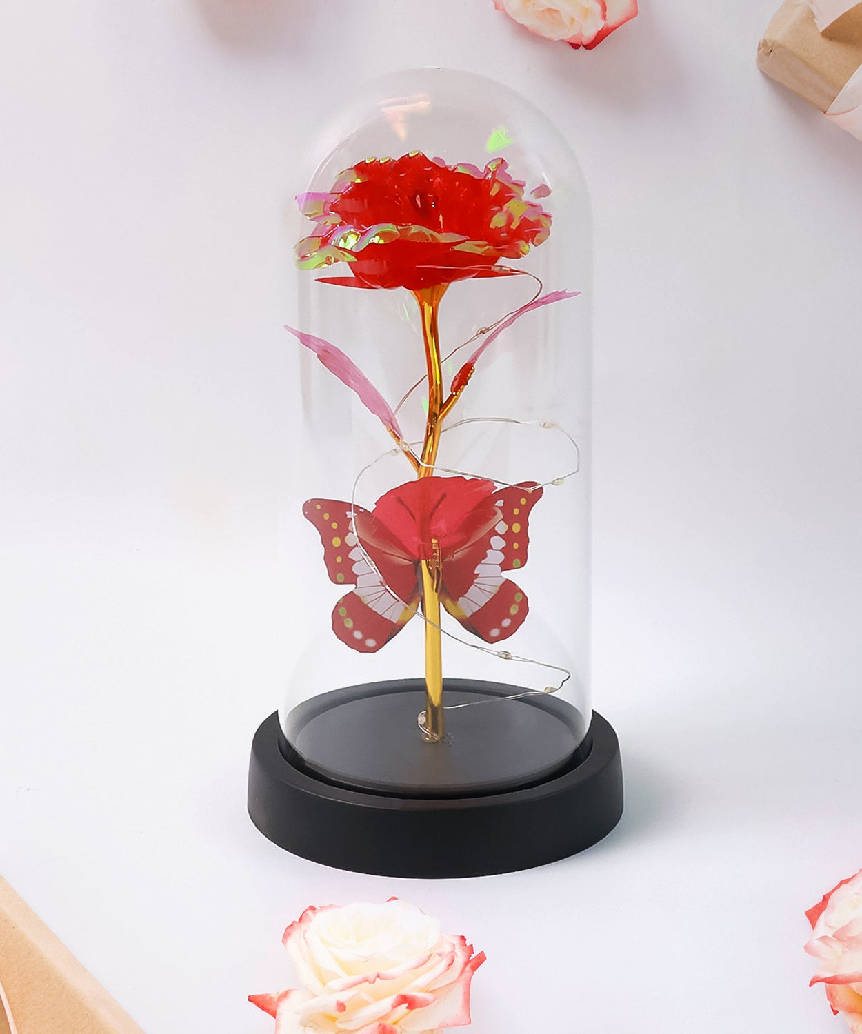 Crystal Rose Light Dome