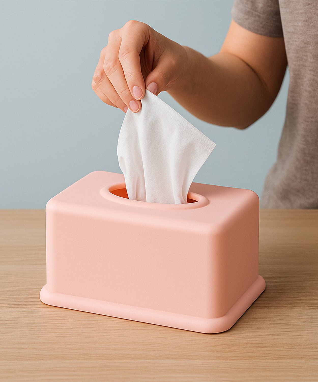 Rectangular Tissue Paper Box Holder (1 Pc)