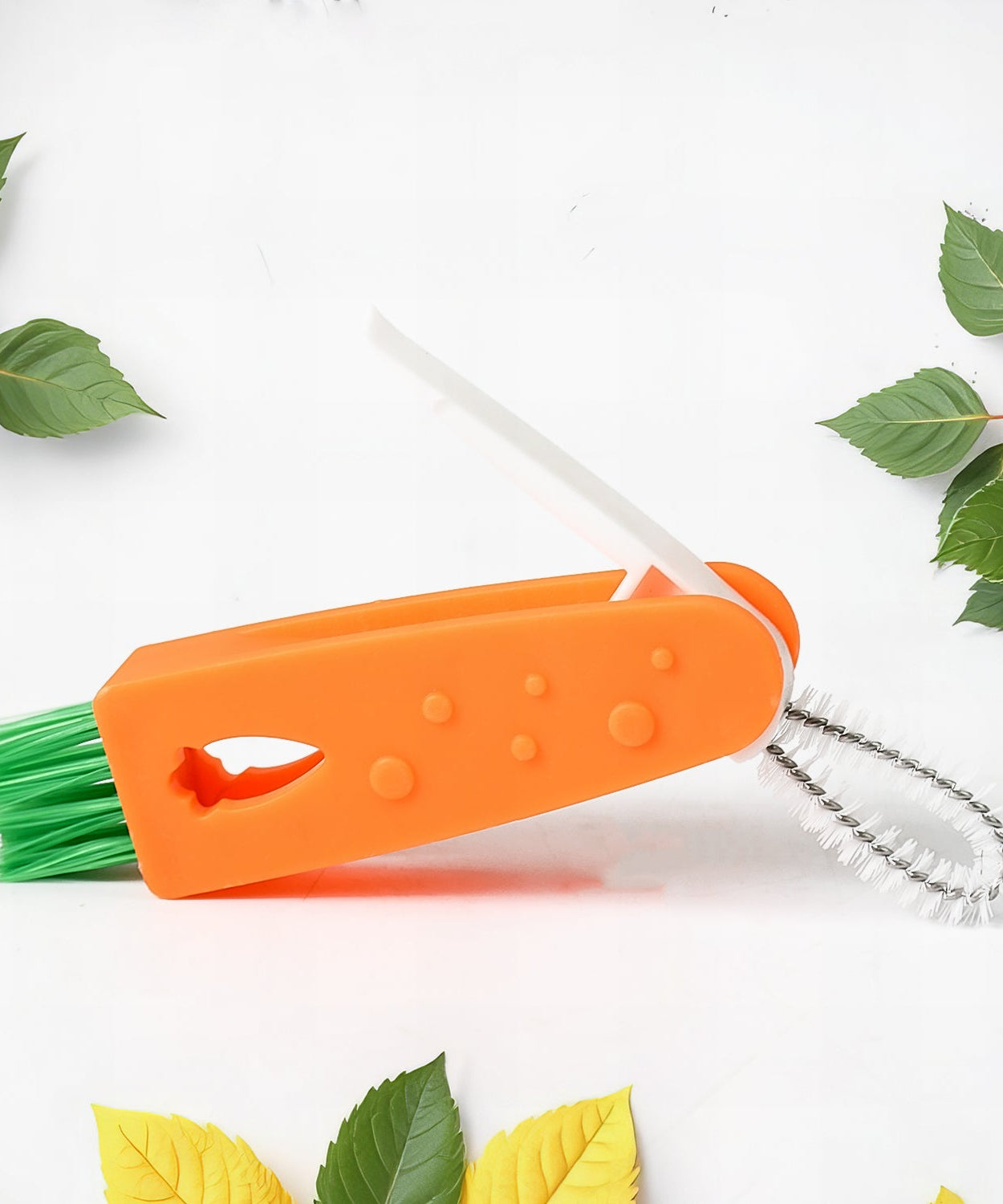 3-in-1 Multifunctional Cleaning Brush Set – Mini Bottle, Cup & Lid Cleaner (1 Pc)