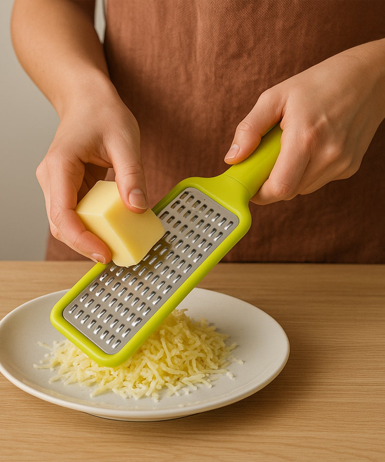 Stainless Steel Vegetables & Fruits Shredder for Kitchen Cheese Grater (1 Pc)