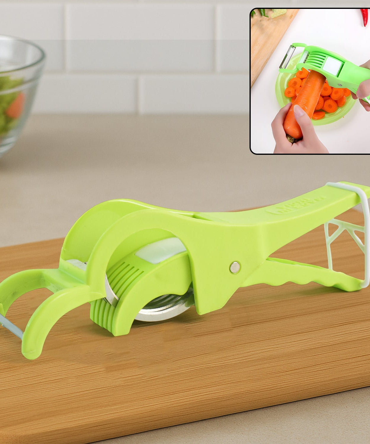 2-in-1 Precision Peeler & Slicer