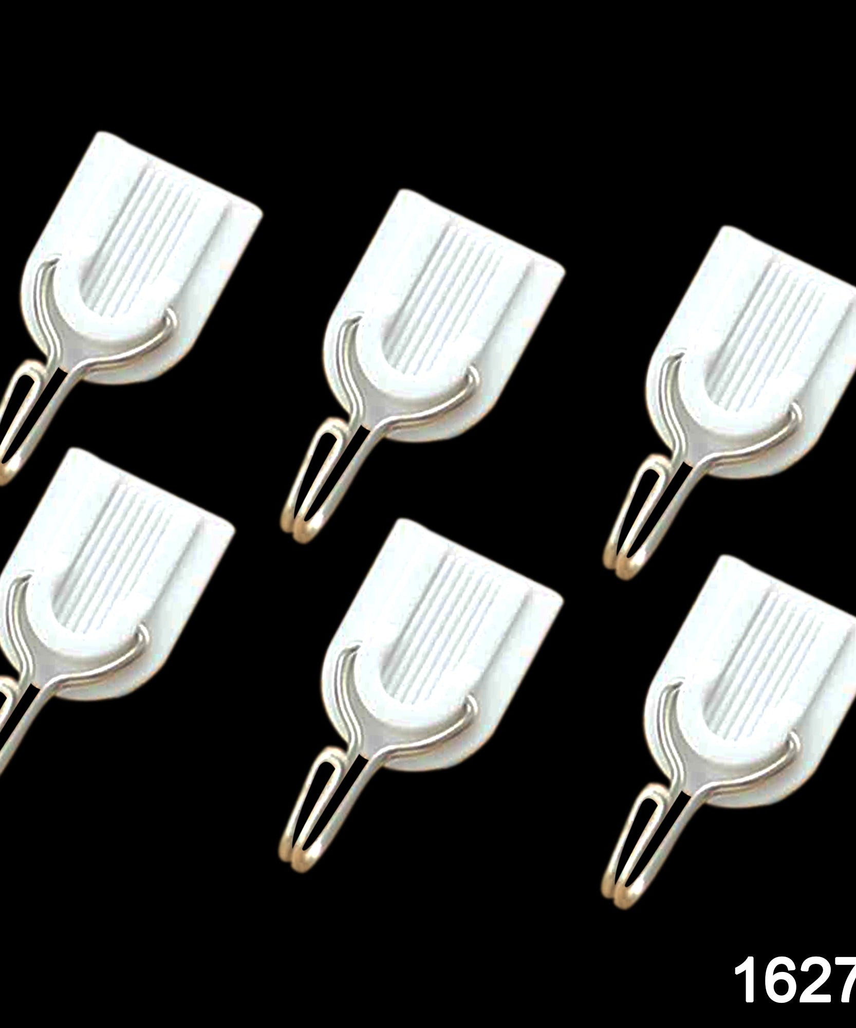 Wall-mounted hook for kitchen or bathroom towels.