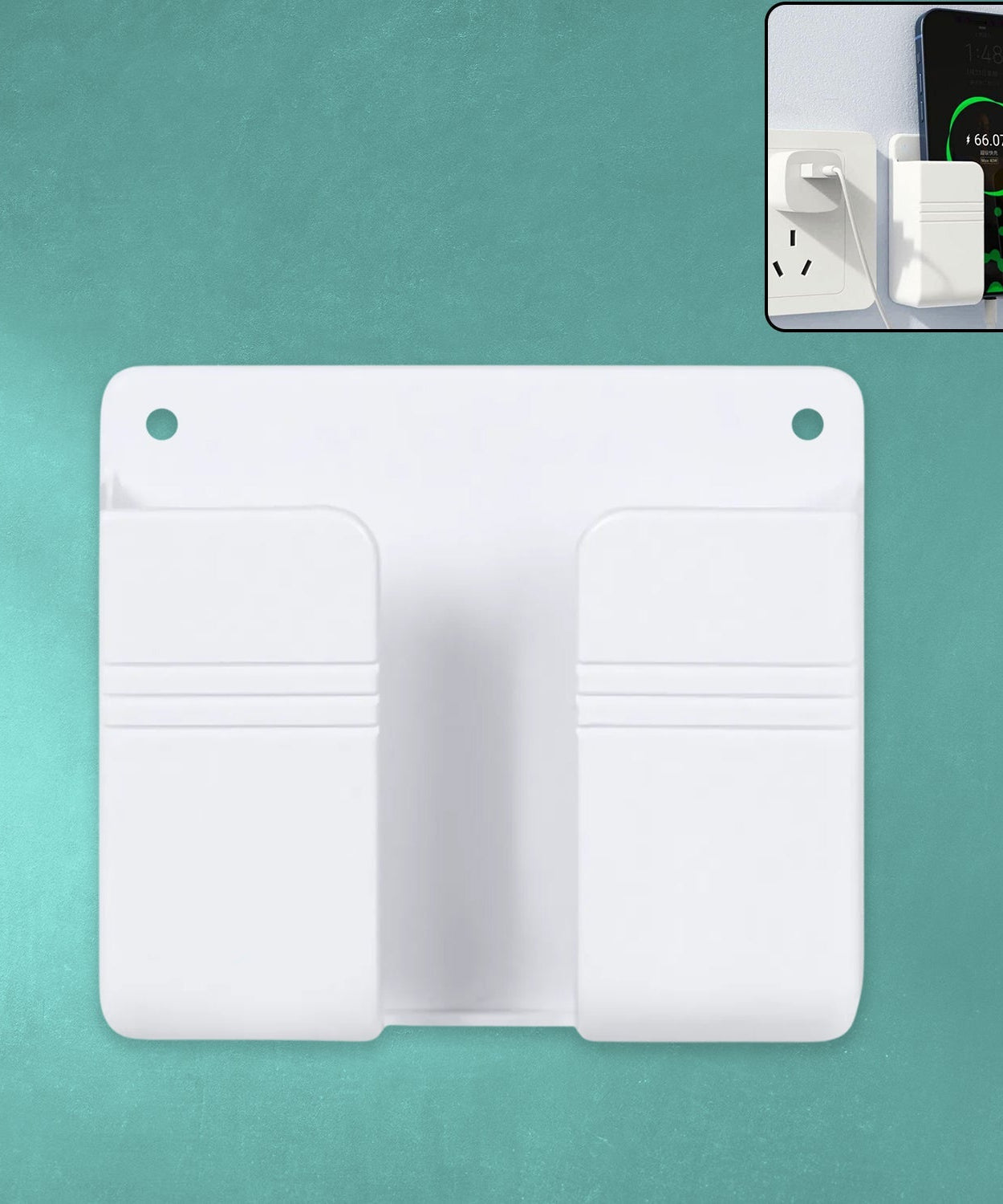 Wall Mount Self-Adhesive Mobile Phone Holder Stand (1 Pc)