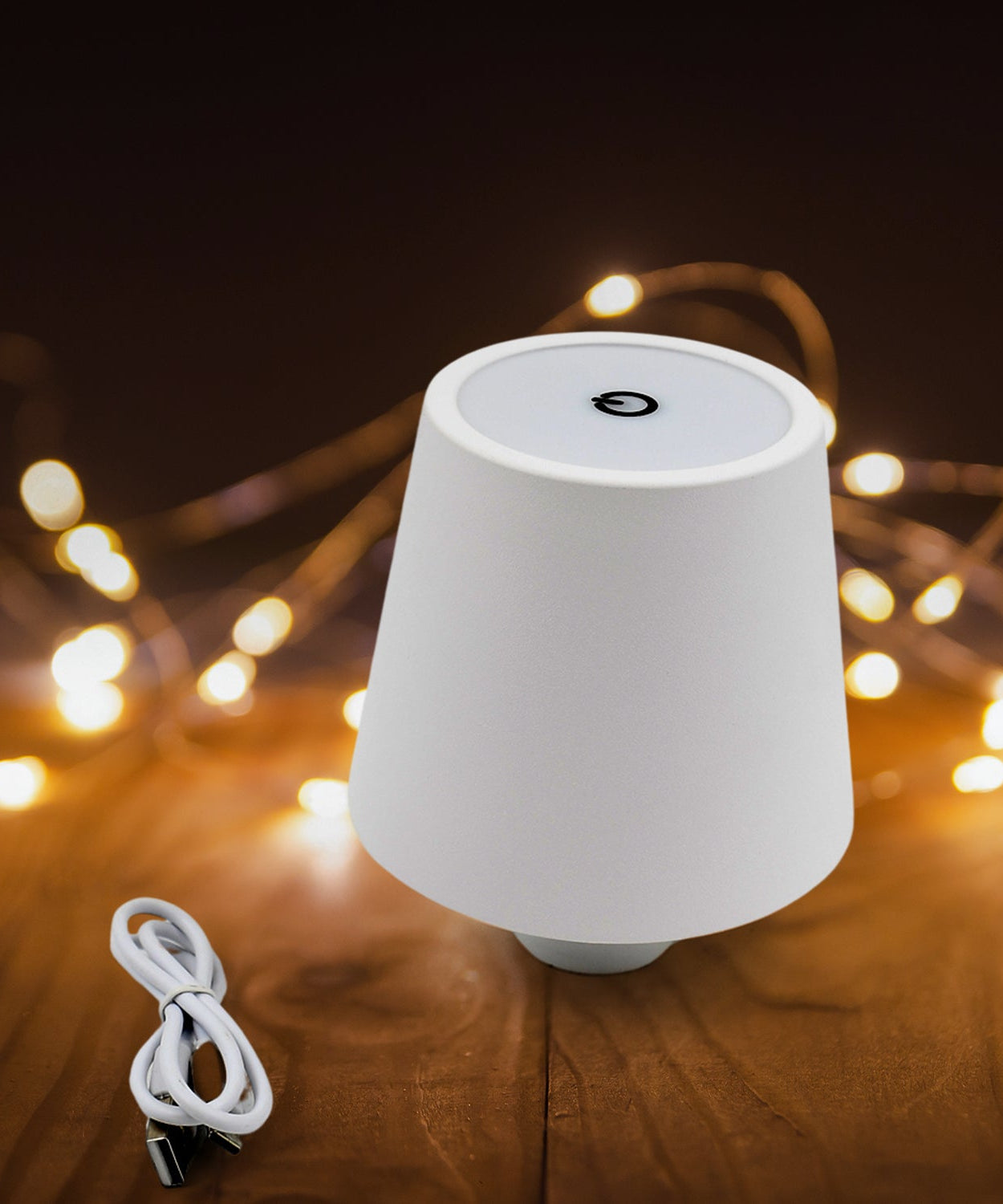 USB Rechargeable LED Bottle Lamp – 3 Color Dimmable Wireless Table Light for Home & Bar (1 Pc)