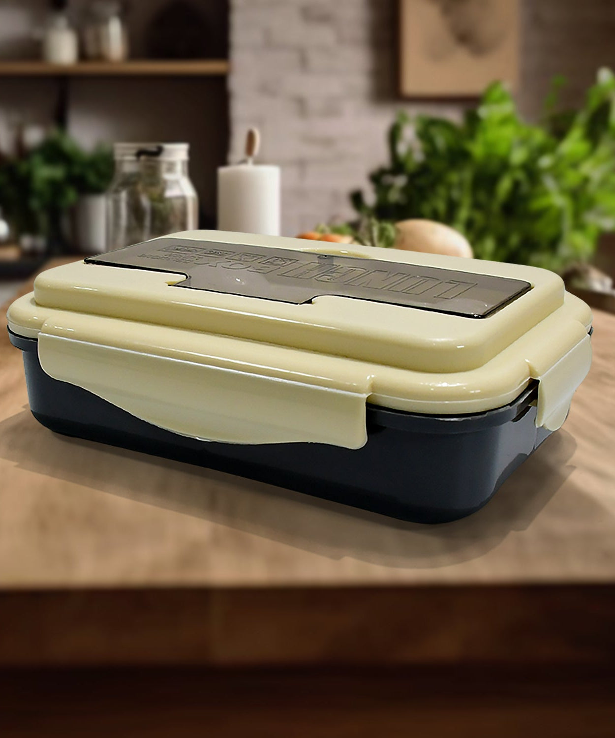 Lunch Box Flex Lock Plastic Liner Lunch Container, Portable Tableware Set for Kid Adult Student Children Keep Food Warm