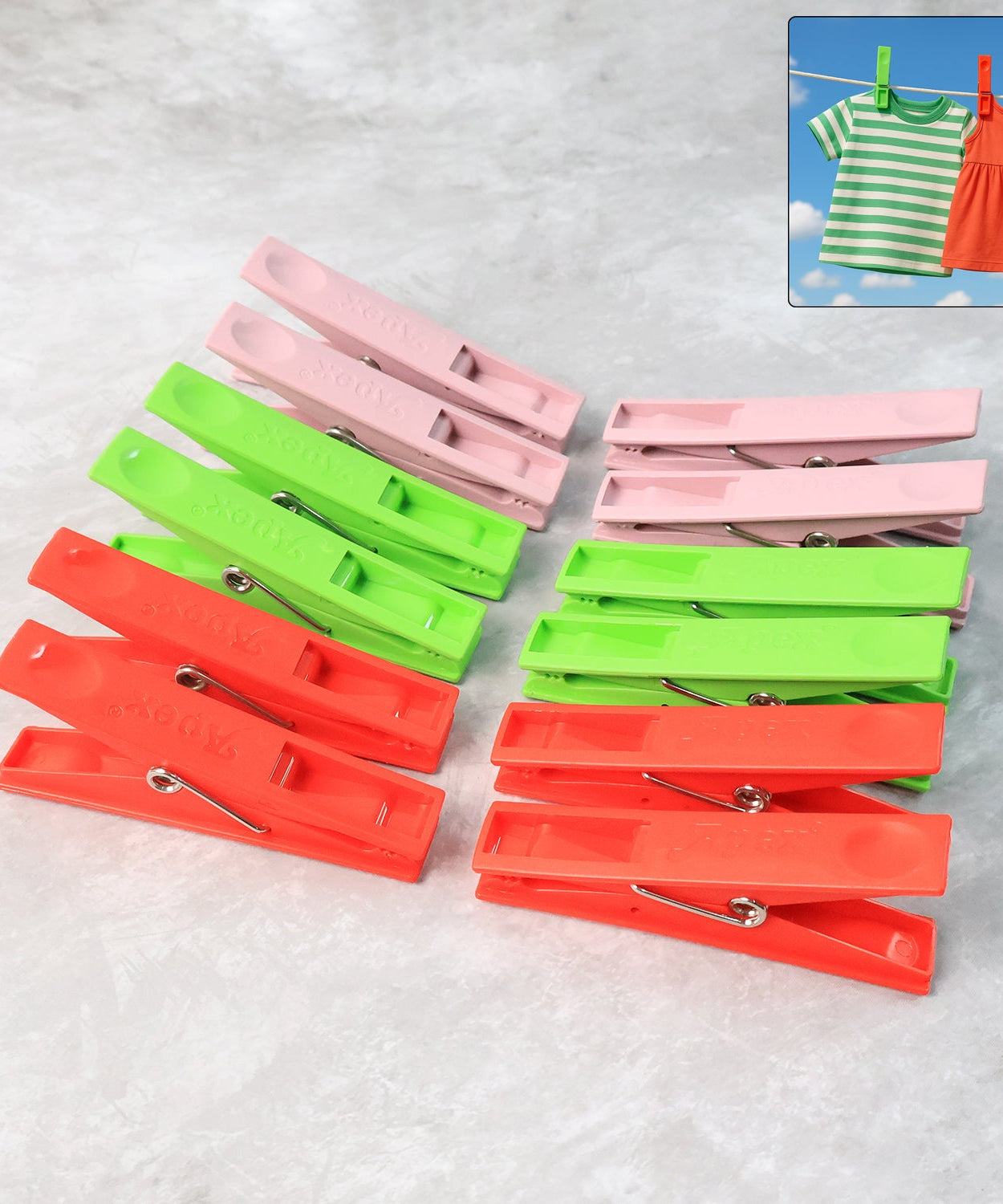 Durable Cloth Clips Set