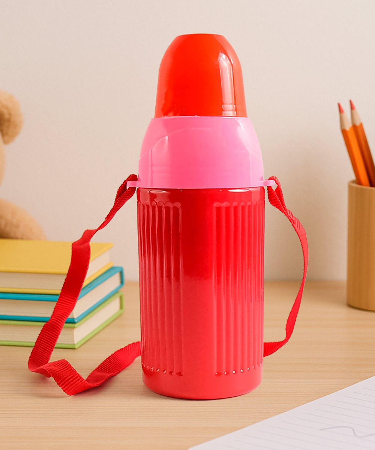 500ML Kids Insulated Plastic Water Bottle (1 Pc)