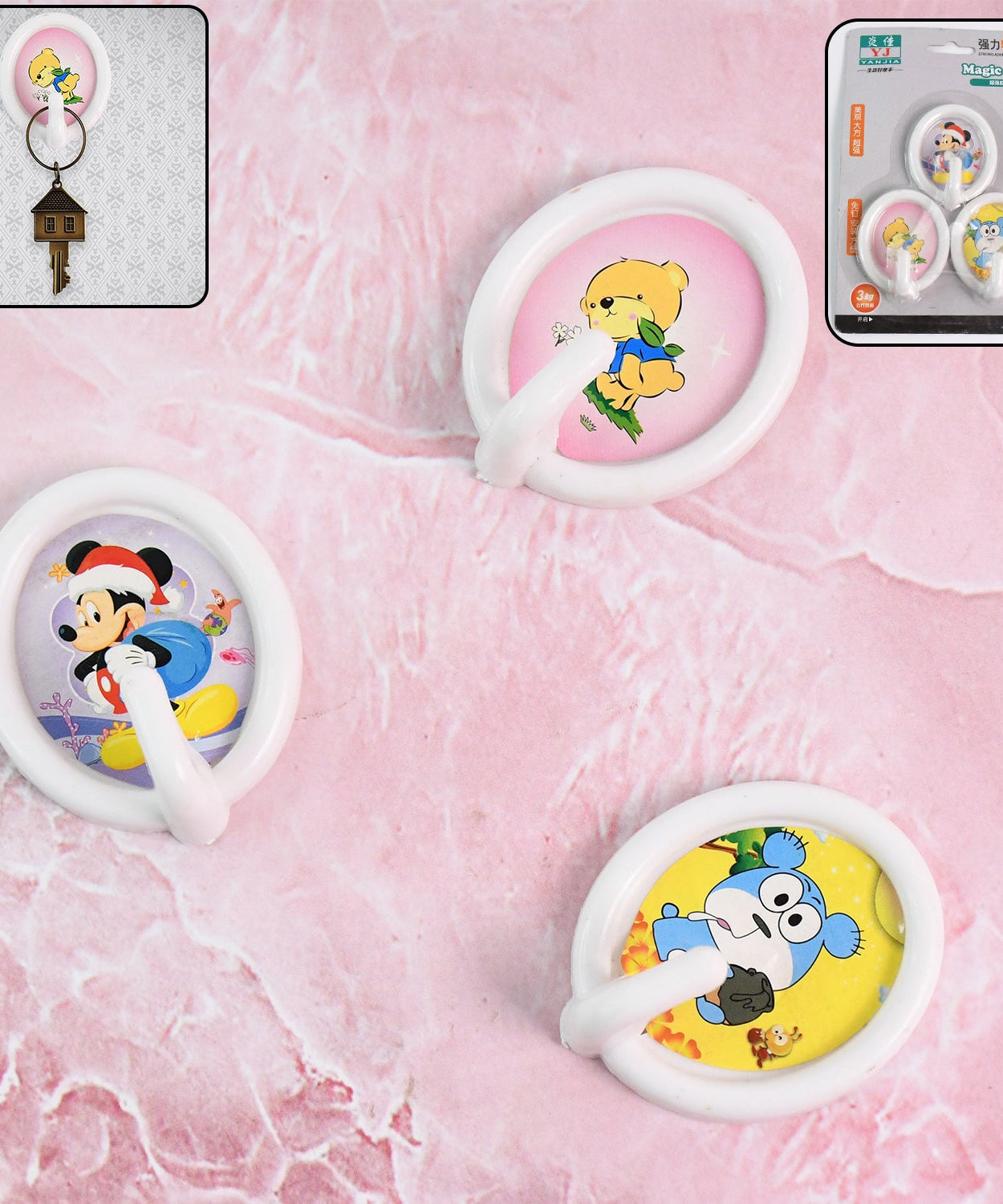 Multipurpose Wall Hooks: Kitchen, Bathroom, Door Hangers