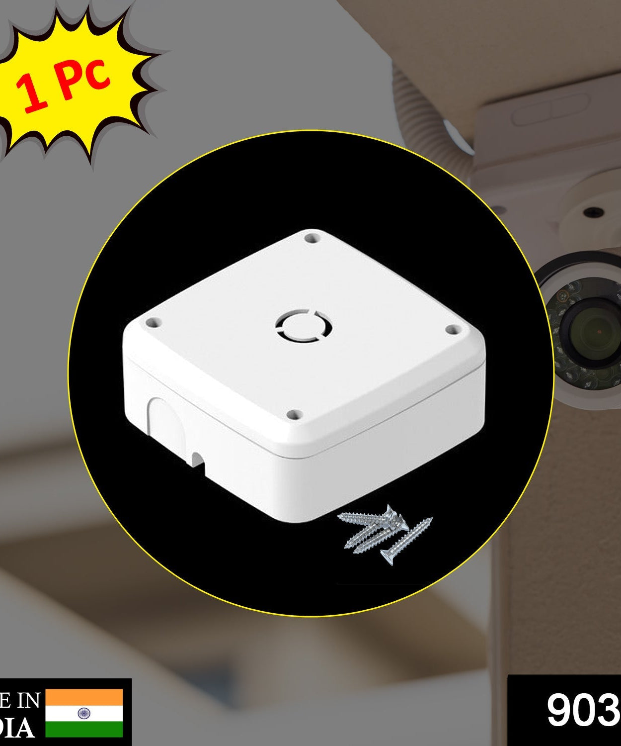 Secure camera mounting box designed to prevent damage