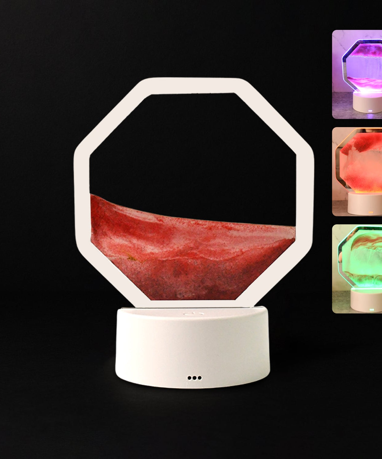 LED Moving Sand Art Table Lamp