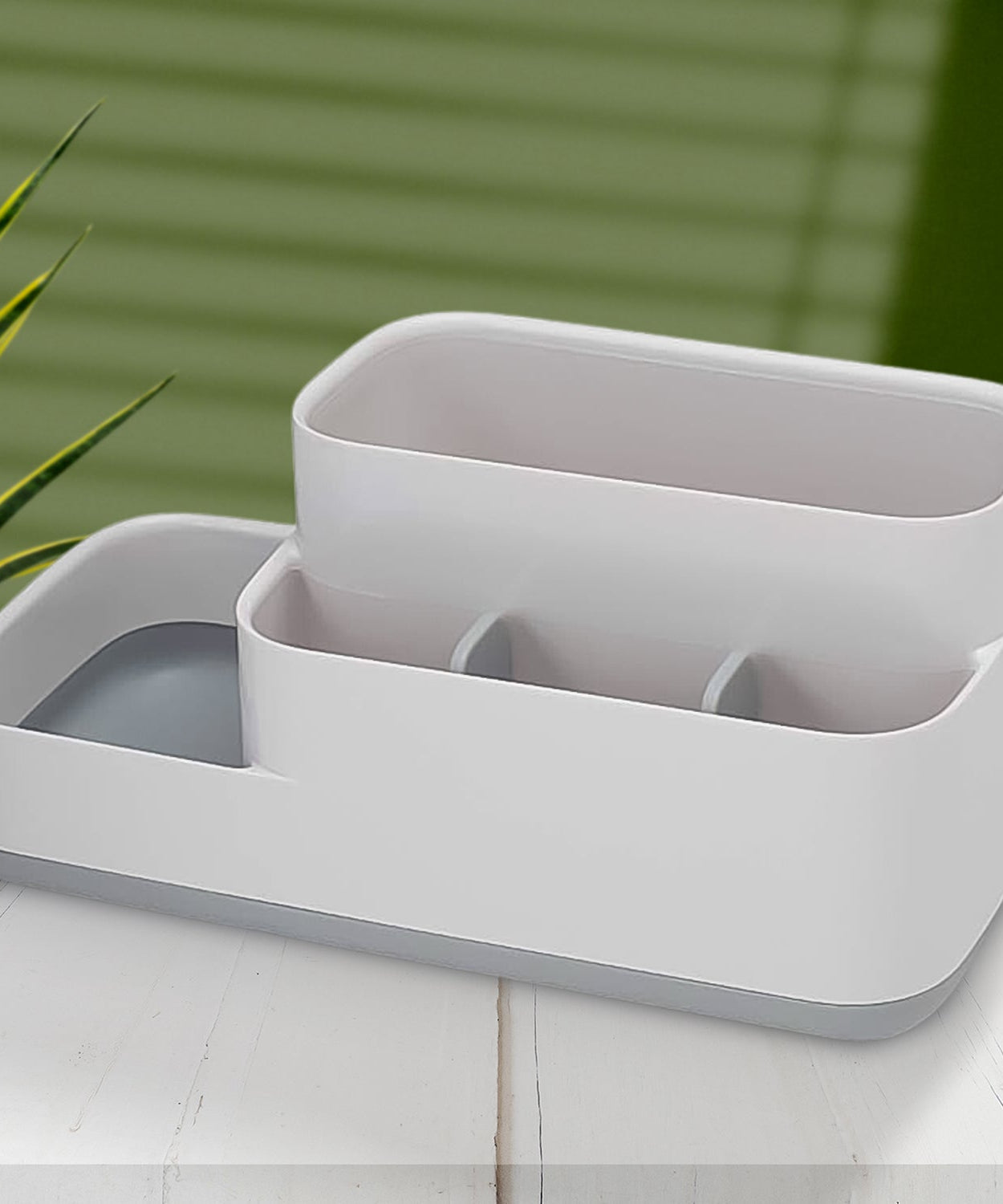  5 Compartment Bathroom Desk Organizer Holder