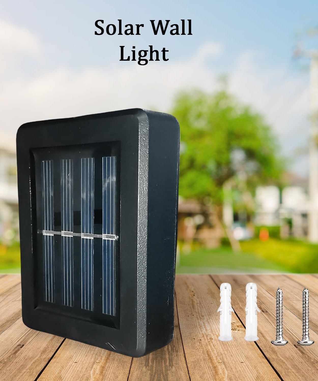 Solar Wall Lights Small Fence Lights Solar Powered Up Down LED Porch Light Garden Lights Outdoor Solar Landscape Lights WaterProof Light (1 Pc)