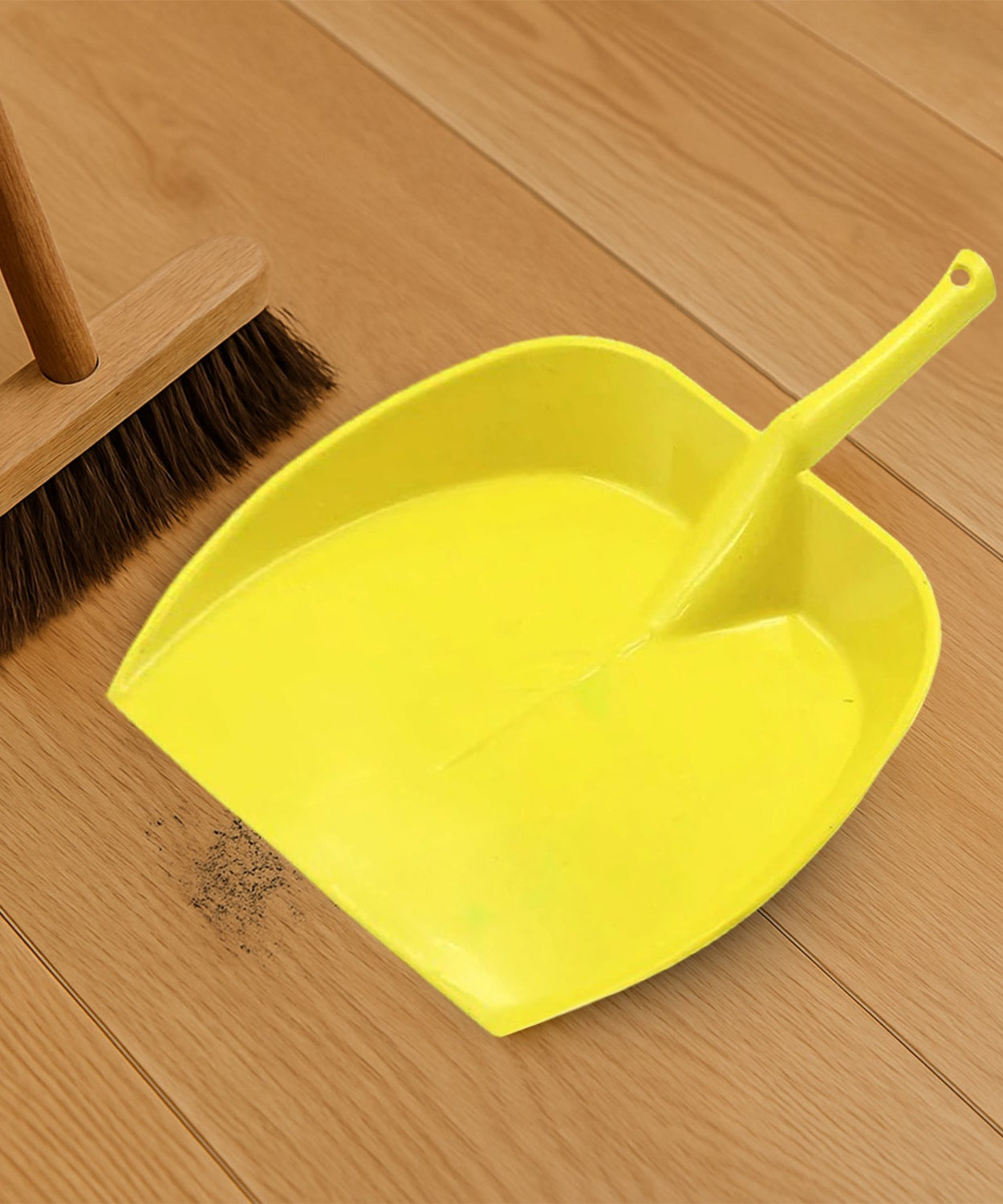 Dustpan with Long Handle, Dust Collection Dust Pan Tray for Kitchen, Home, Office, Bathroom Etc, Supdi (1 Pc / Multicolor )