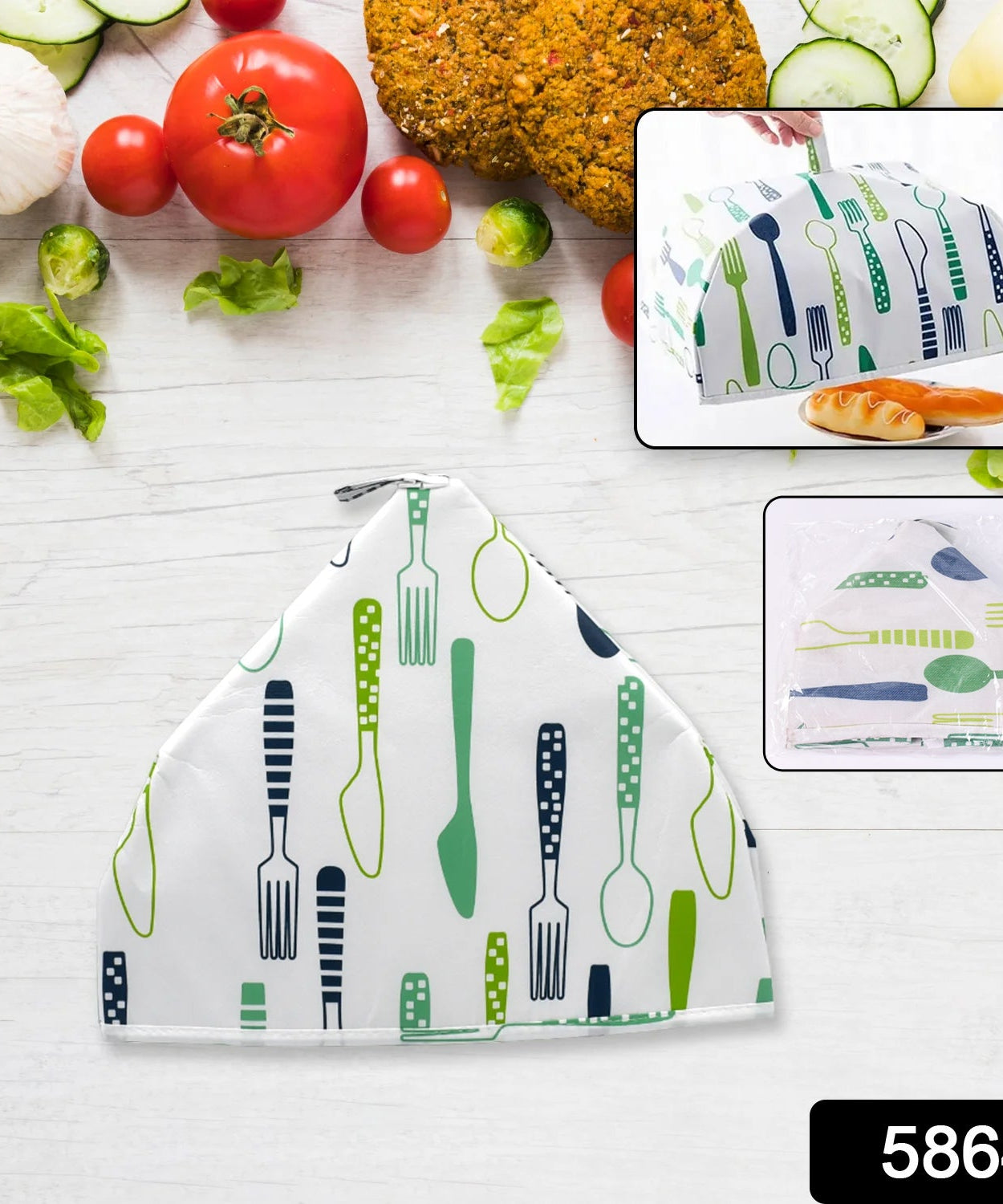 Foldable Food Covers, Kitchen Lid Foldable Cover (1 Pc / Small)