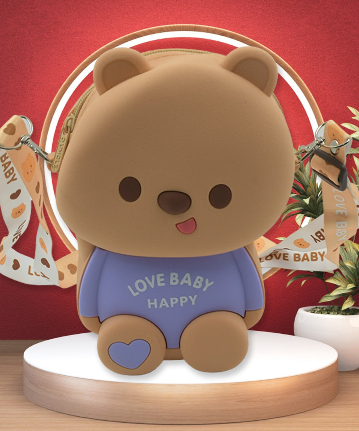 Cute Cartoon Girls' Backpack, Shoulder Bag / Purse, Portable, Mini Silicone Handbag Girls, Children's Bag / Purse For Girls Women, Gift Girls Bag Accessories (1 Pc)