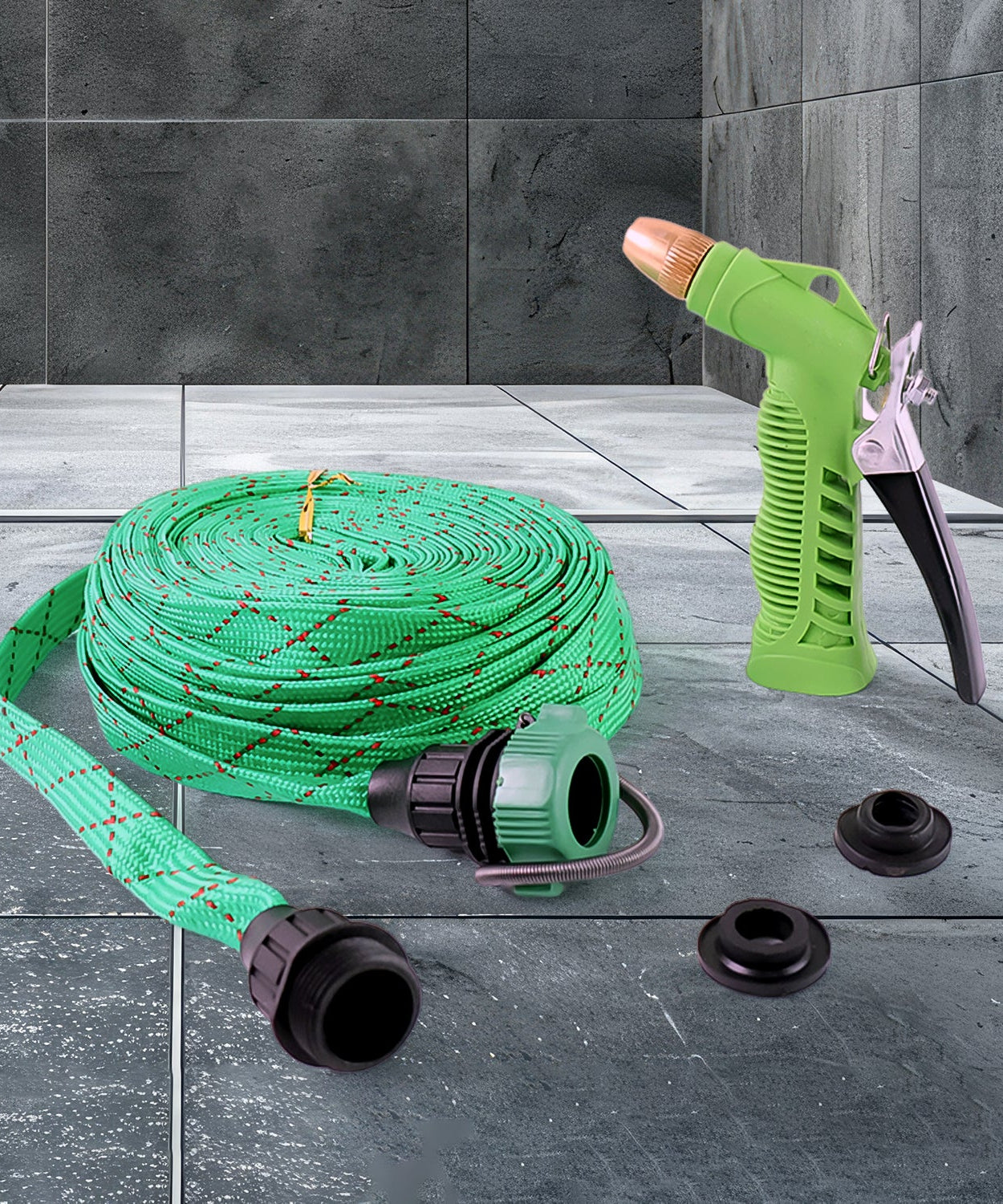 10M Flexible Garden Hose Pipe with Spray Nozzle