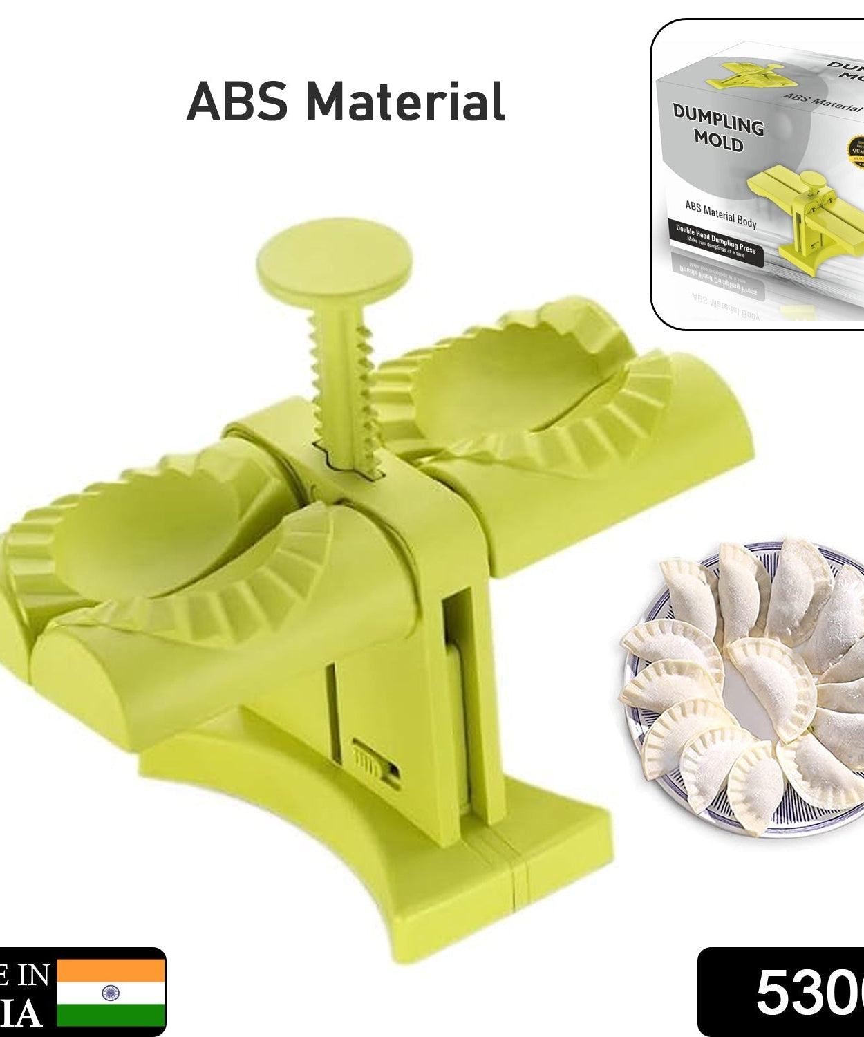 Double Head Dumpling Maker Mold – Easy Tool for Making Dumplings, Press Mold Kitchen Accessory