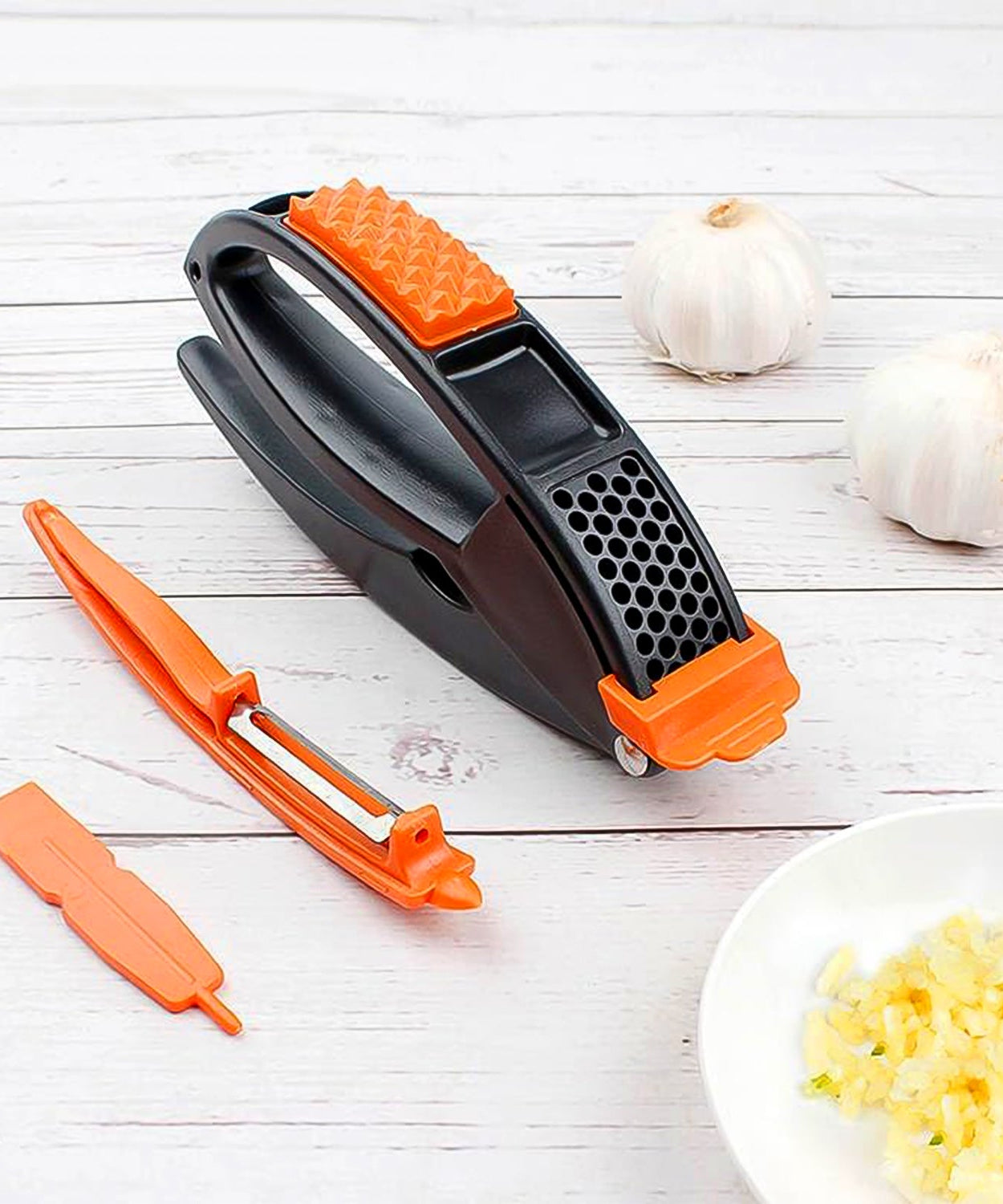 stylish garlic press