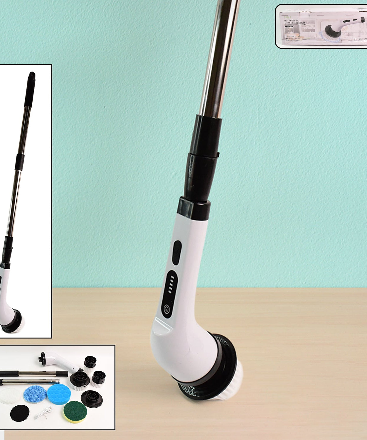 Clean Pro 7-in-1 Spin Scrubber Kit