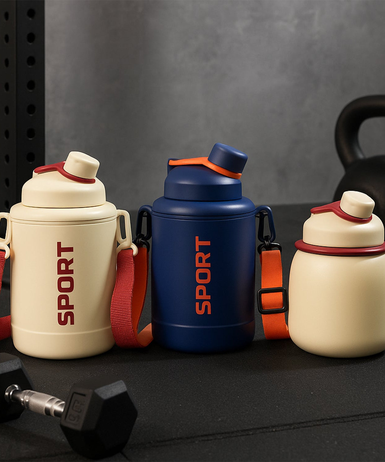 Sports Water Bottle with Strap